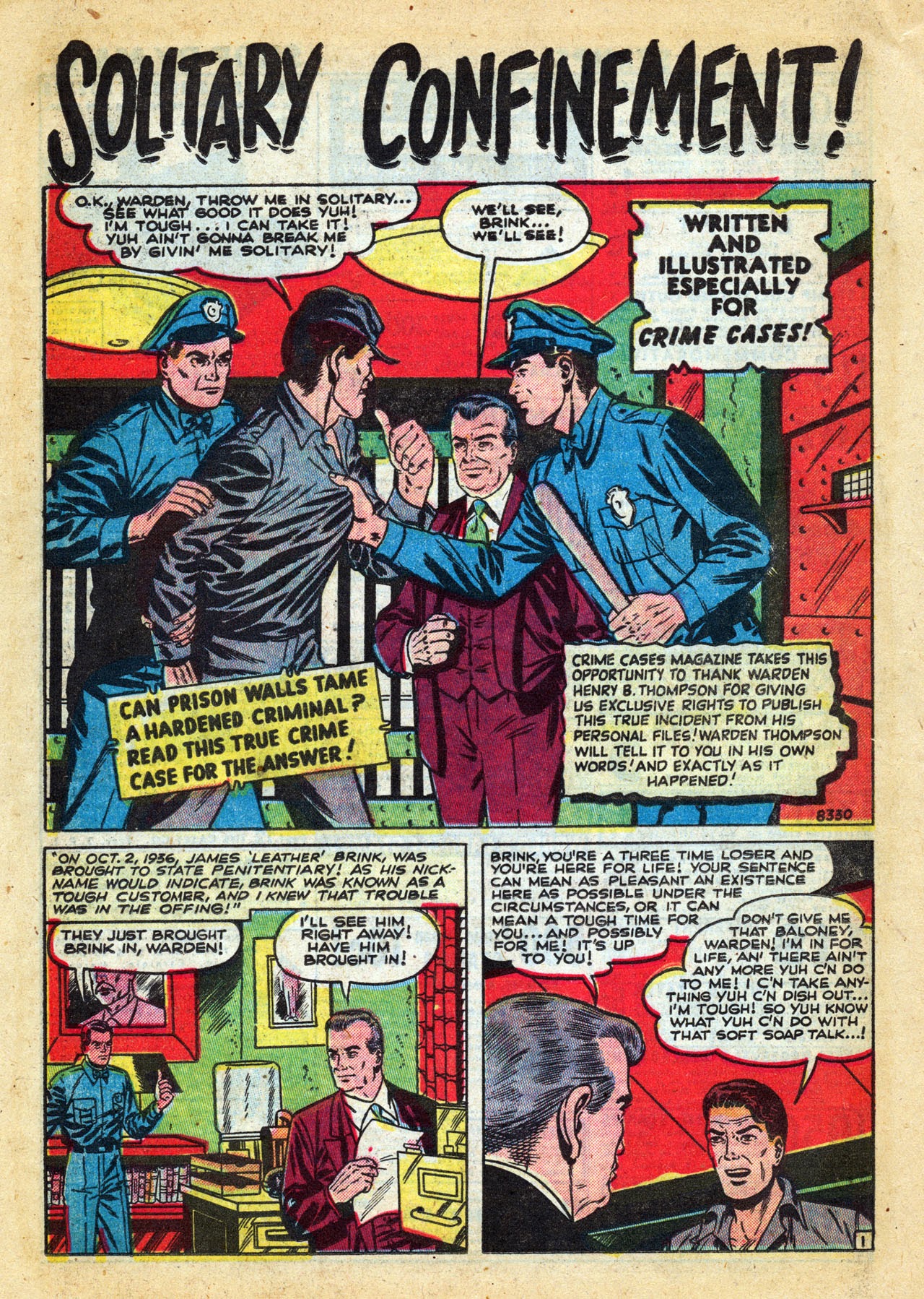 Read online Crime Cases Comics (1951) comic -  Issue #6 - 22