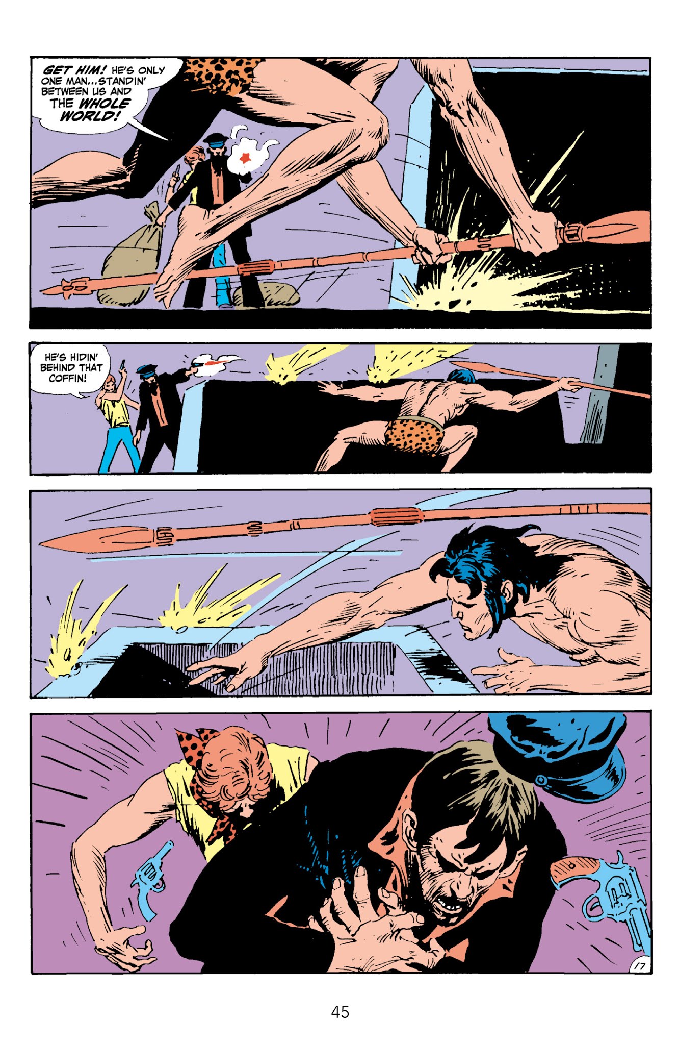 Read online Edgar Rice Burroughs' Tarzan The Joe Kubert Years comic -  Issue # TPB 2 (Part 1) - 47