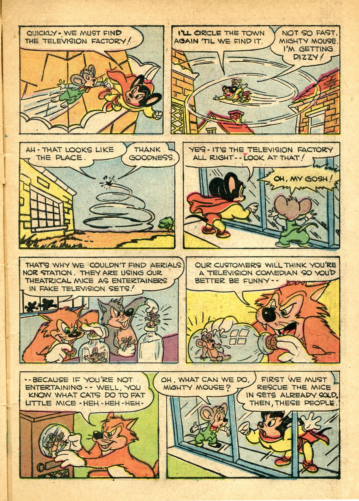 Read online Paul Terry's Mighty Mouse Comics comic -  Issue #23 - 7