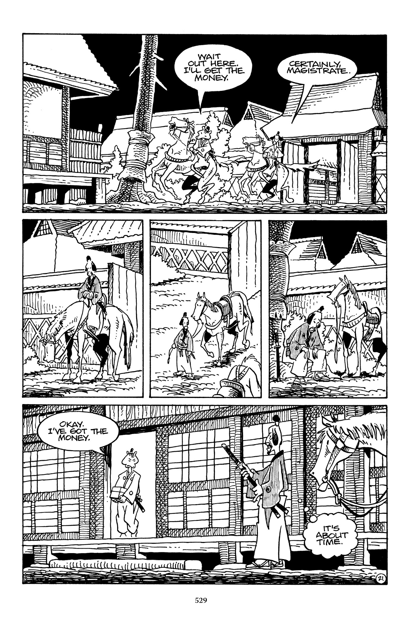 Read online The Usagi Yojimbo Saga comic -  Issue # TPB 7 - 521