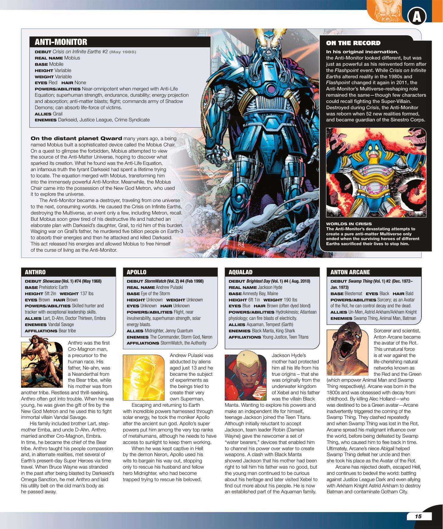 Read online The DC Comics Encyclopedia comic -  Issue # TPB 4 (Part 1) - 15