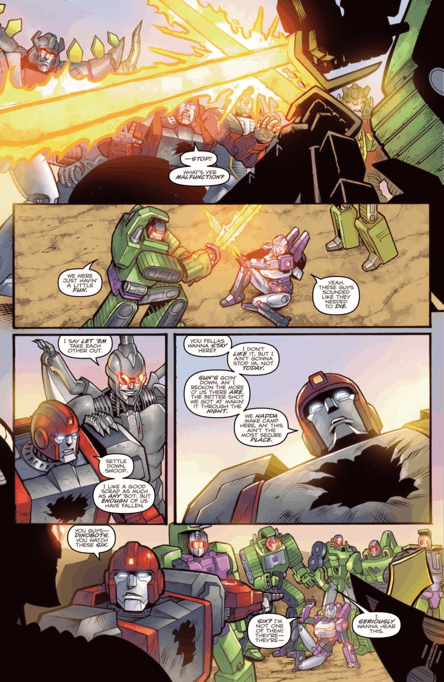 Read online Transformers: Robots In Disguise (2012) comic -  Issue #18 - 19