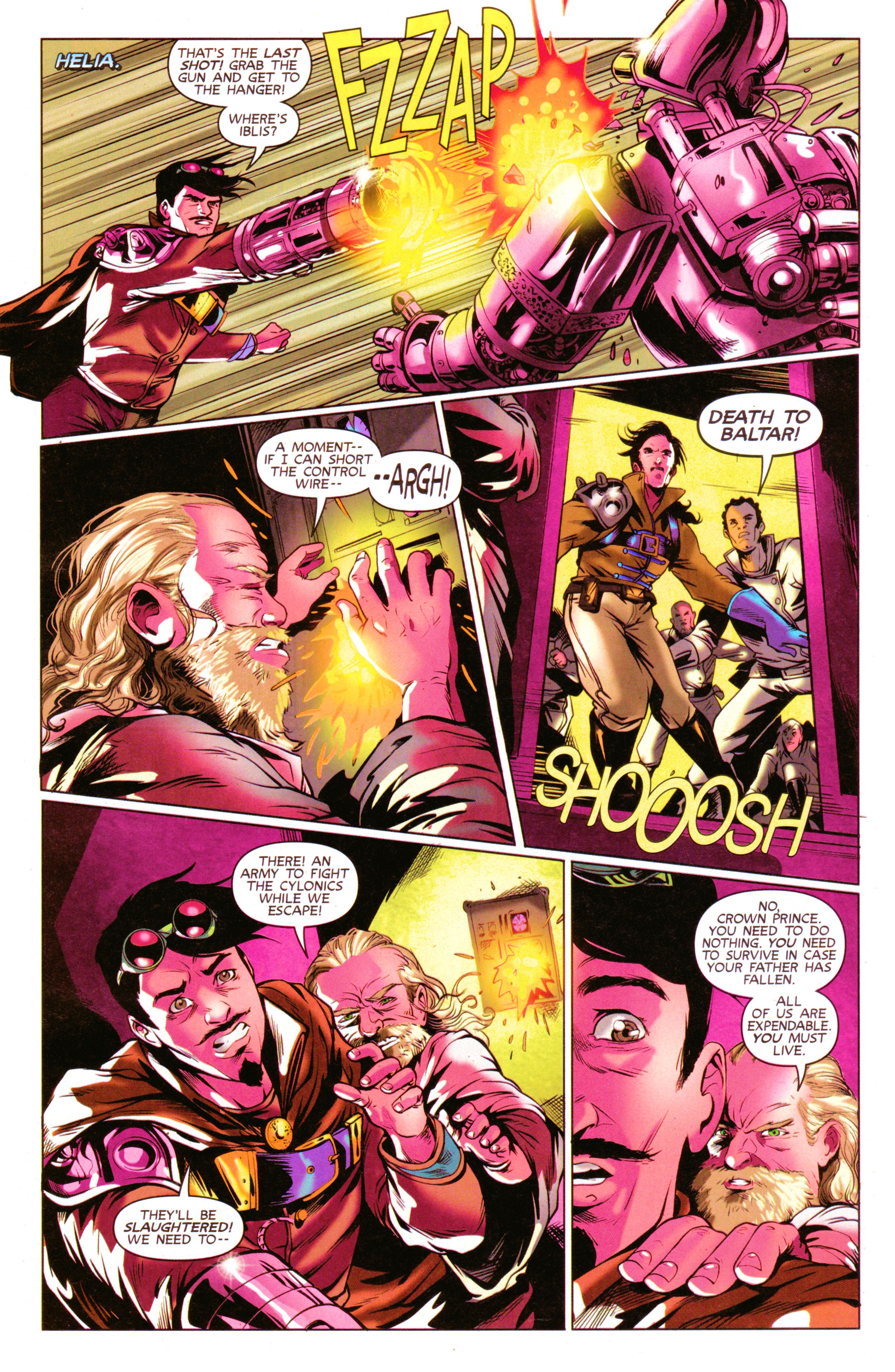 Read online Steampunk Battlestar Galactica 1880 comic -  Issue #2 - 19