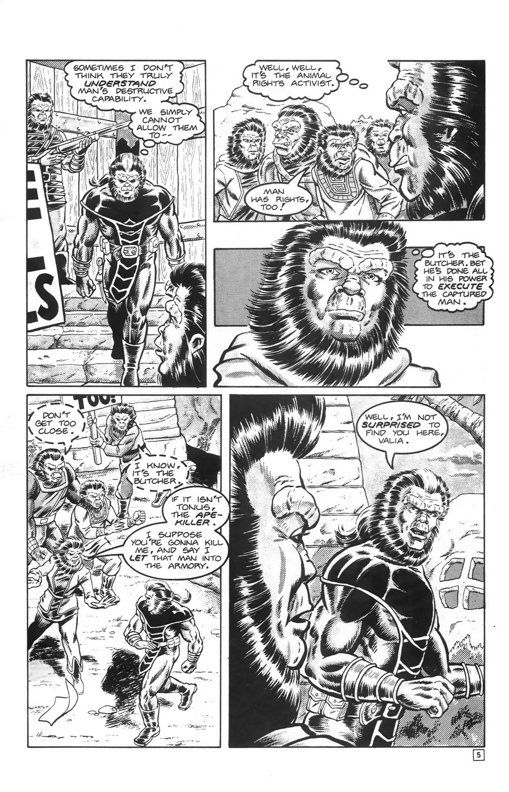 Read online Planet of the Apes: Blood of the Apes comic -  Issue #2 - 6