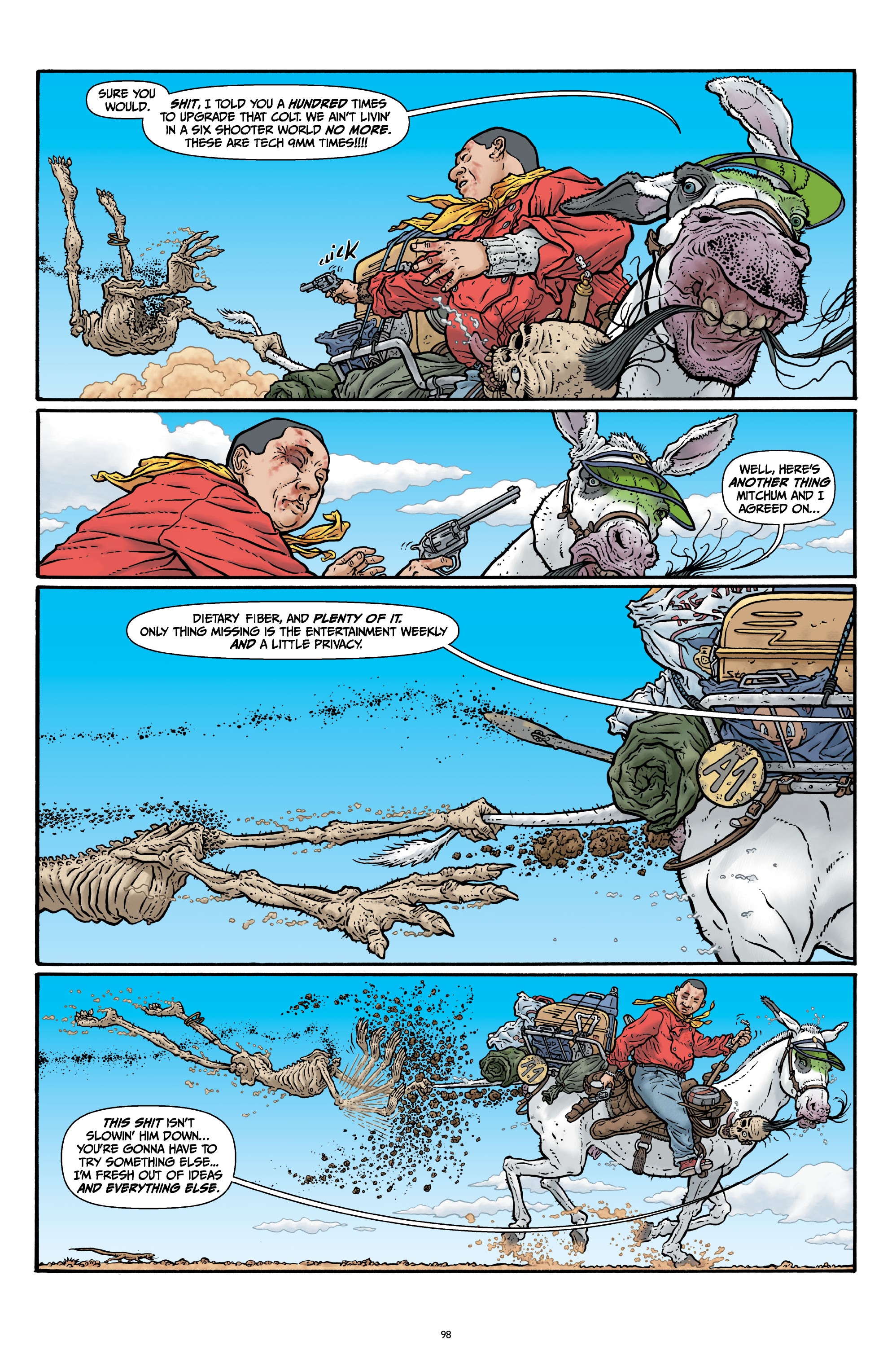 Read online Shaolin Cowboy comic -  Issue # _Start Trek (Part 1) - 77