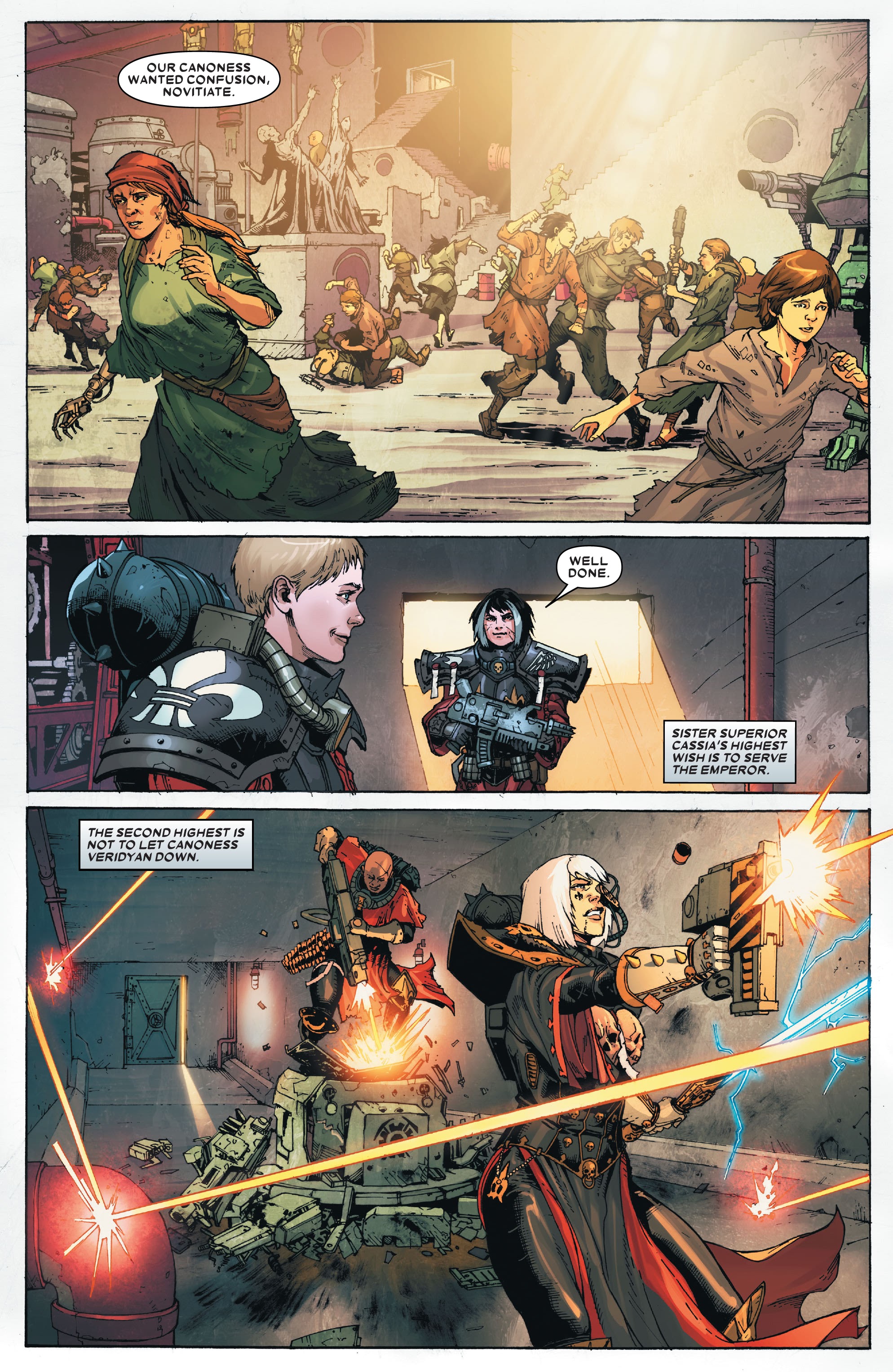 Read online Warhammer 40,000: Sisters Of Battle comic -  Issue #2 - 21