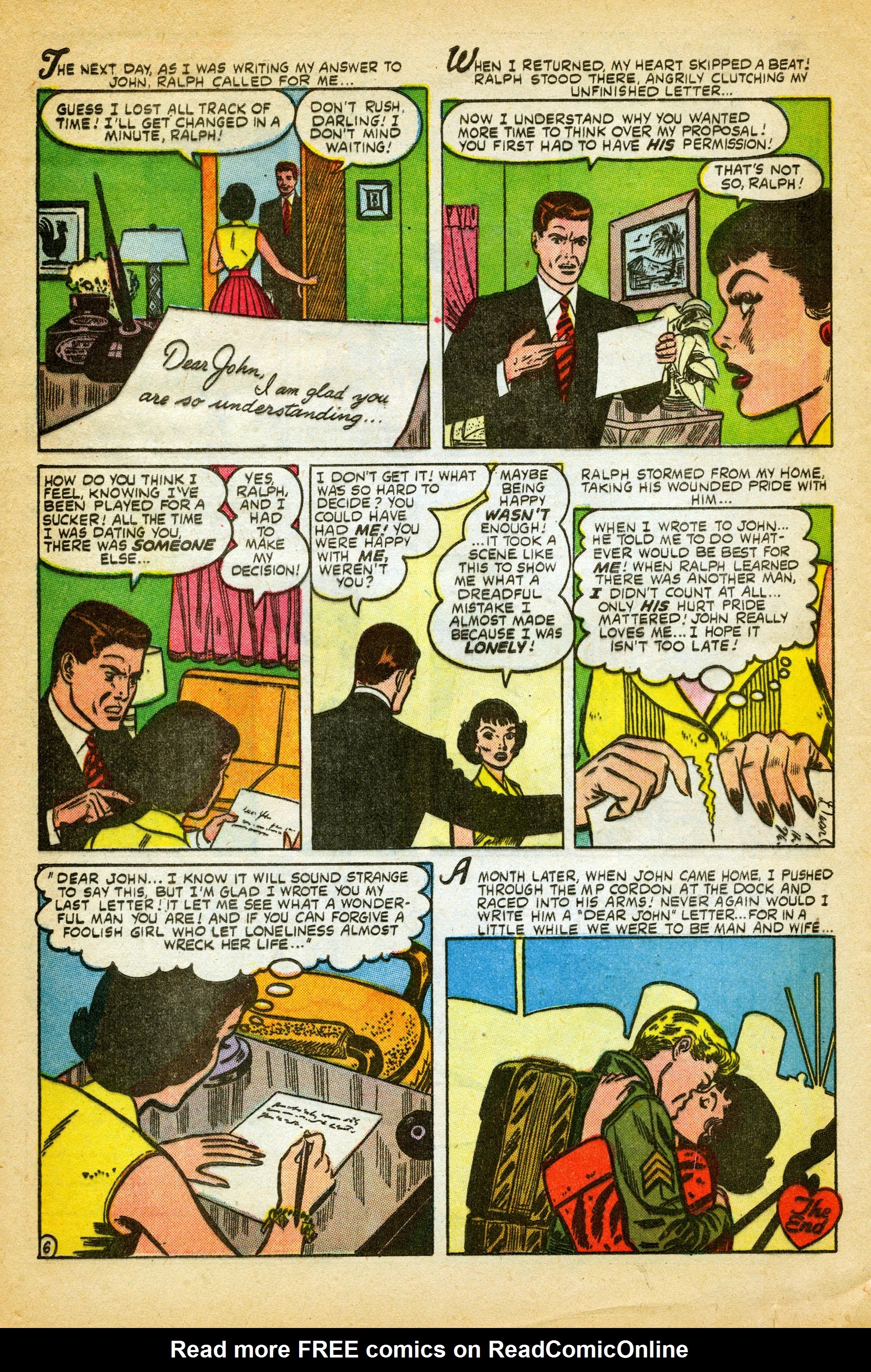 Read online Love Romances comic -  Issue #54 - 32