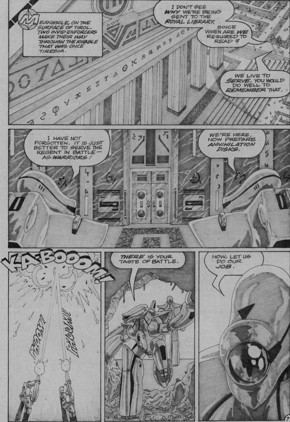 Read online Robotech II: The Sentinels - The Marriage of Rick Hunter and Lisa Hayes comic -  Issue # TPB 3 - 42