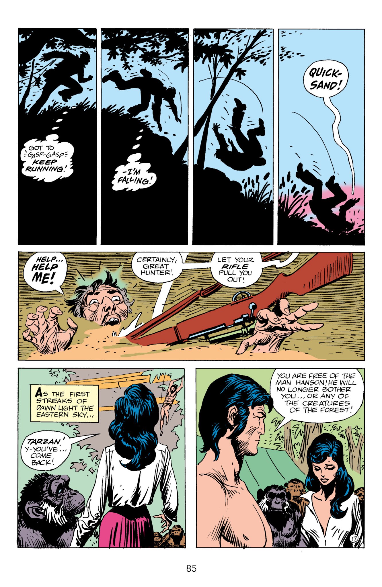 Read online Edgar Rice Burroughs' Tarzan The Joe Kubert Years comic -  Issue # TPB 2 (Part 1) - 85