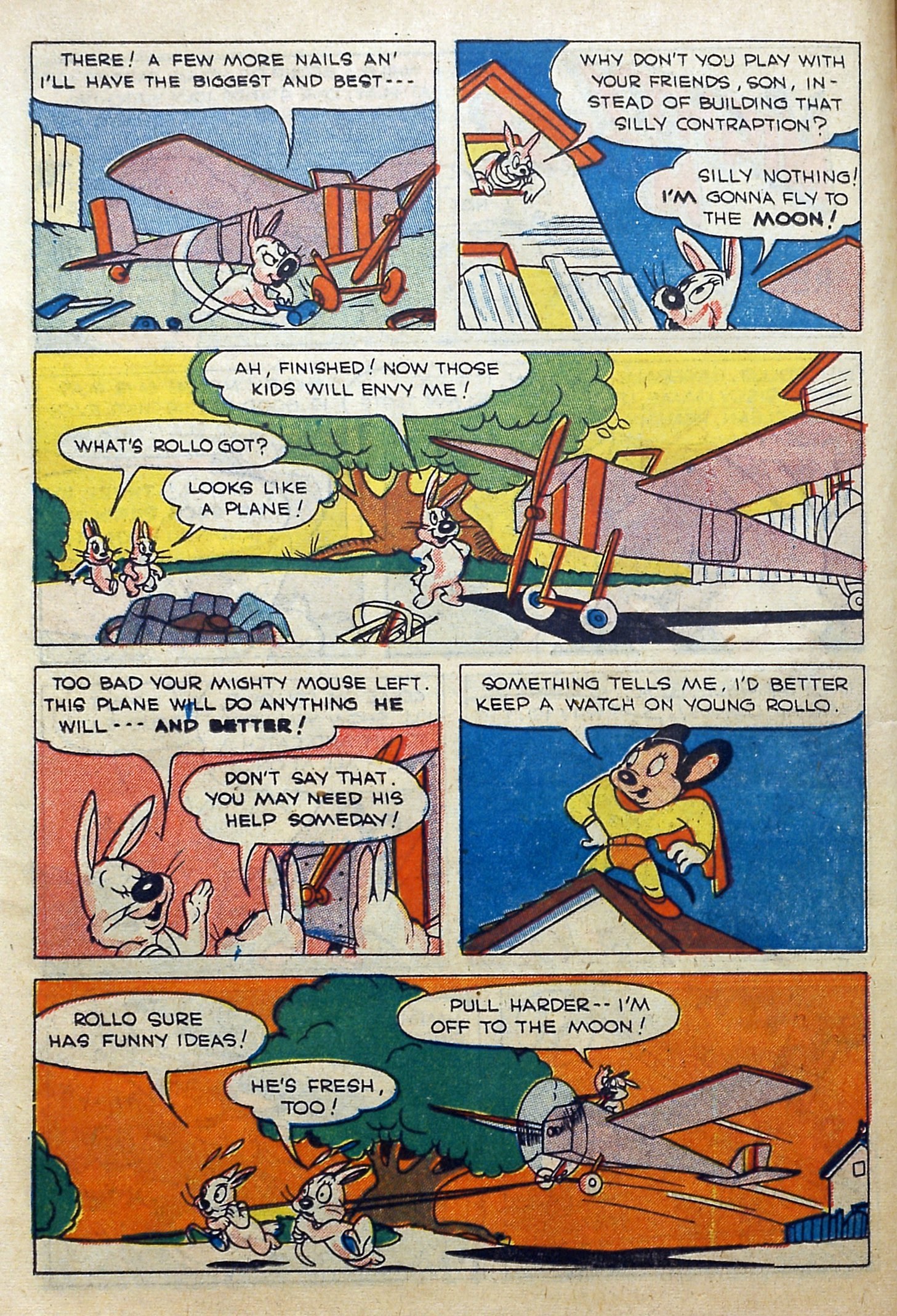 Read online Paul Terry's Mighty Mouse Comics comic -  Issue #13 - 14