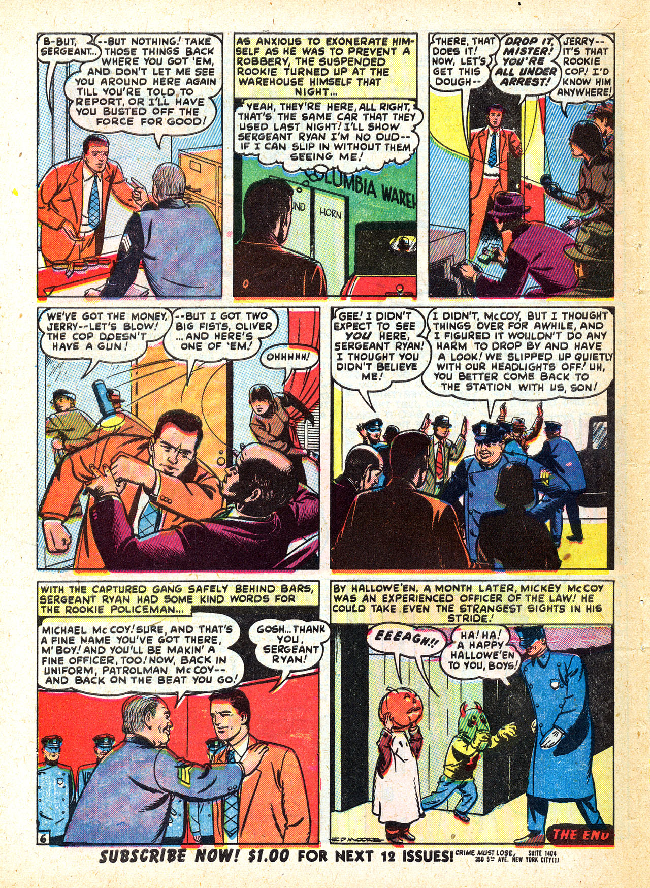 Read online Crime Must Lose comic -  Issue #6 - 32