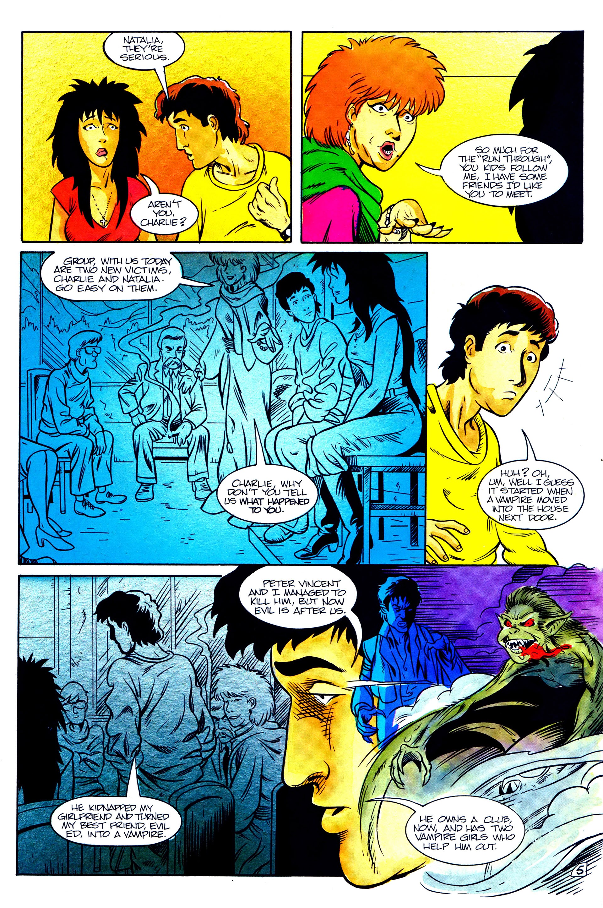 Read online Fright Night (1988) comic -  Issue #12 - 7