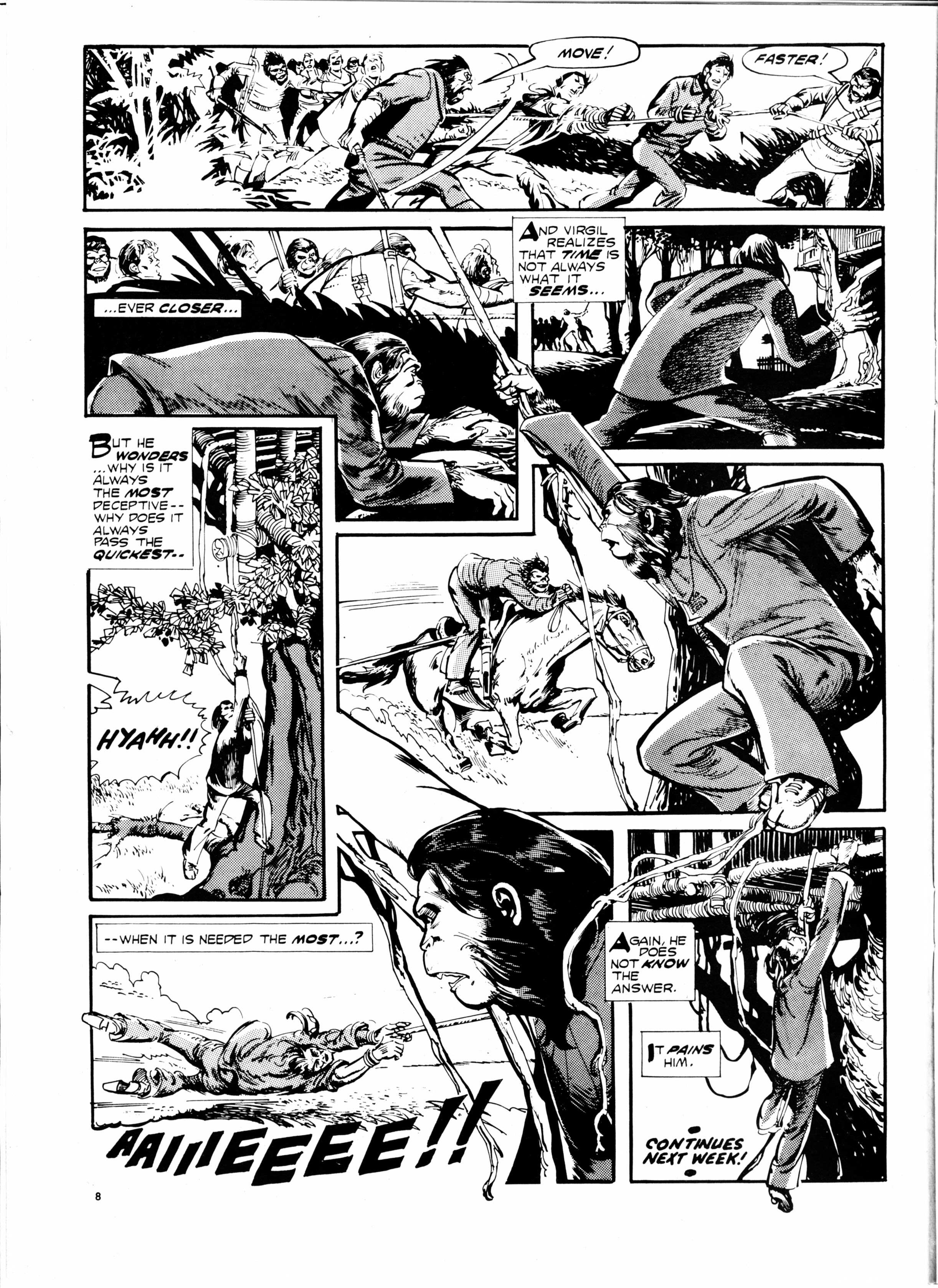 Read online Planet of the Apes (1974) comic -  Issue #121 - 8