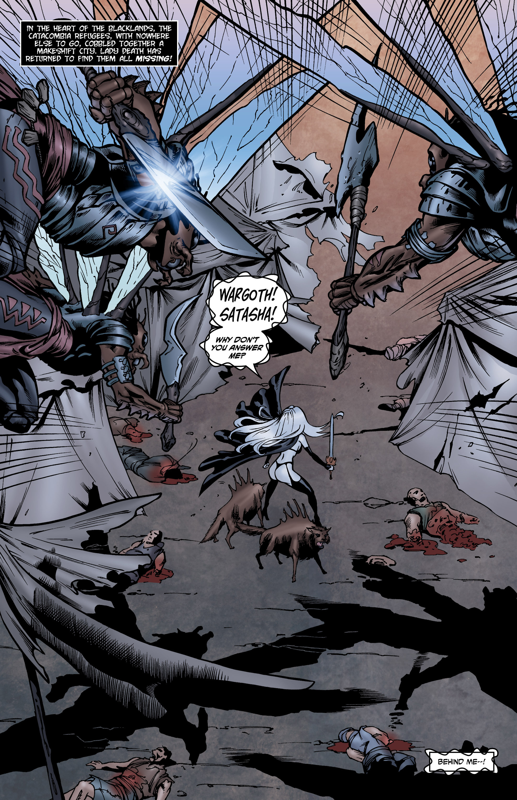 Read online Lady Death Origins comic -  Issue #10 - 3