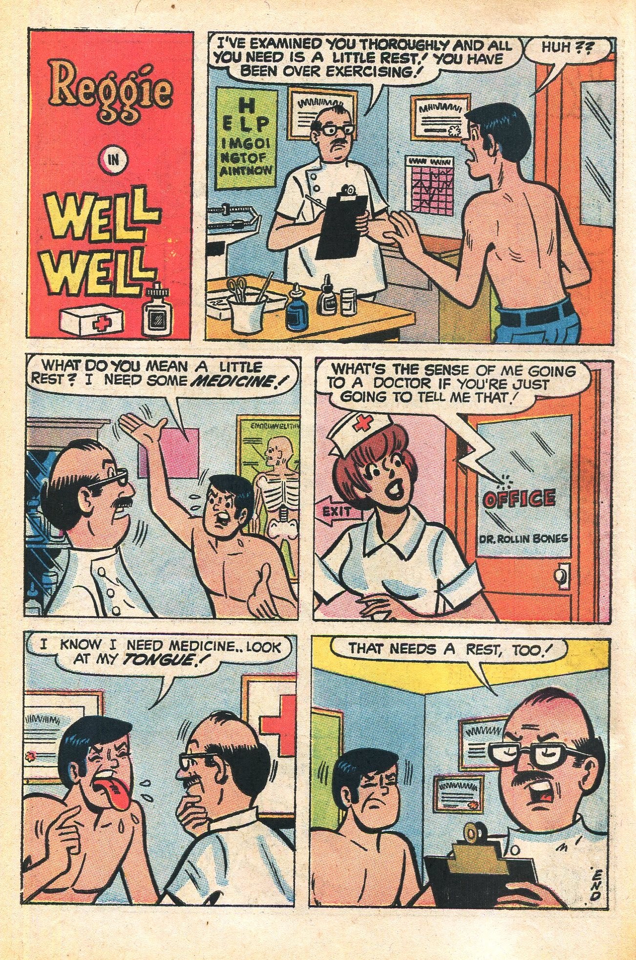 Read online Reggie's Wise Guy Jokes comic -  Issue #8 - 64
