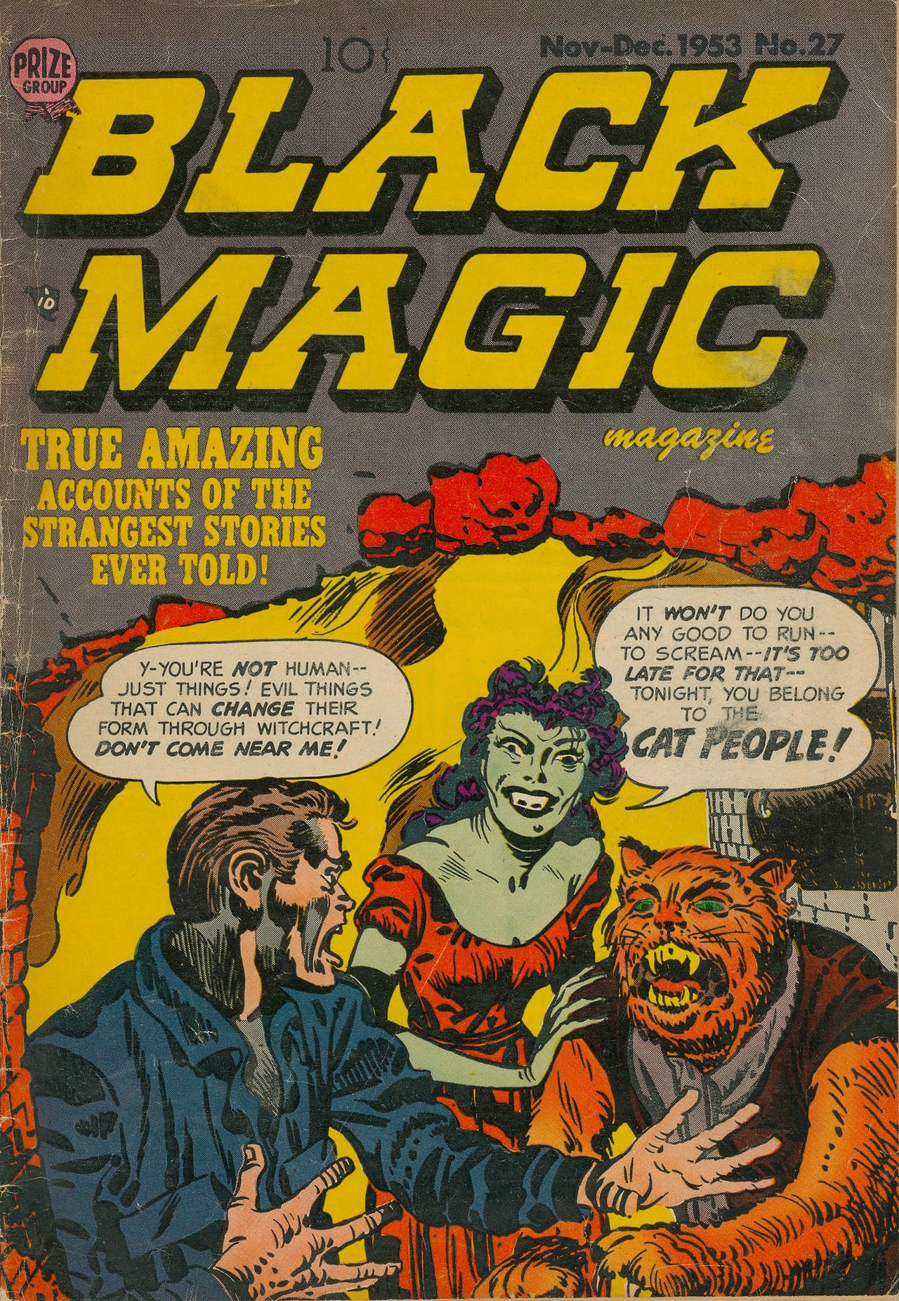 Read online Black Magic (1950) comic -  Issue #27 - 1