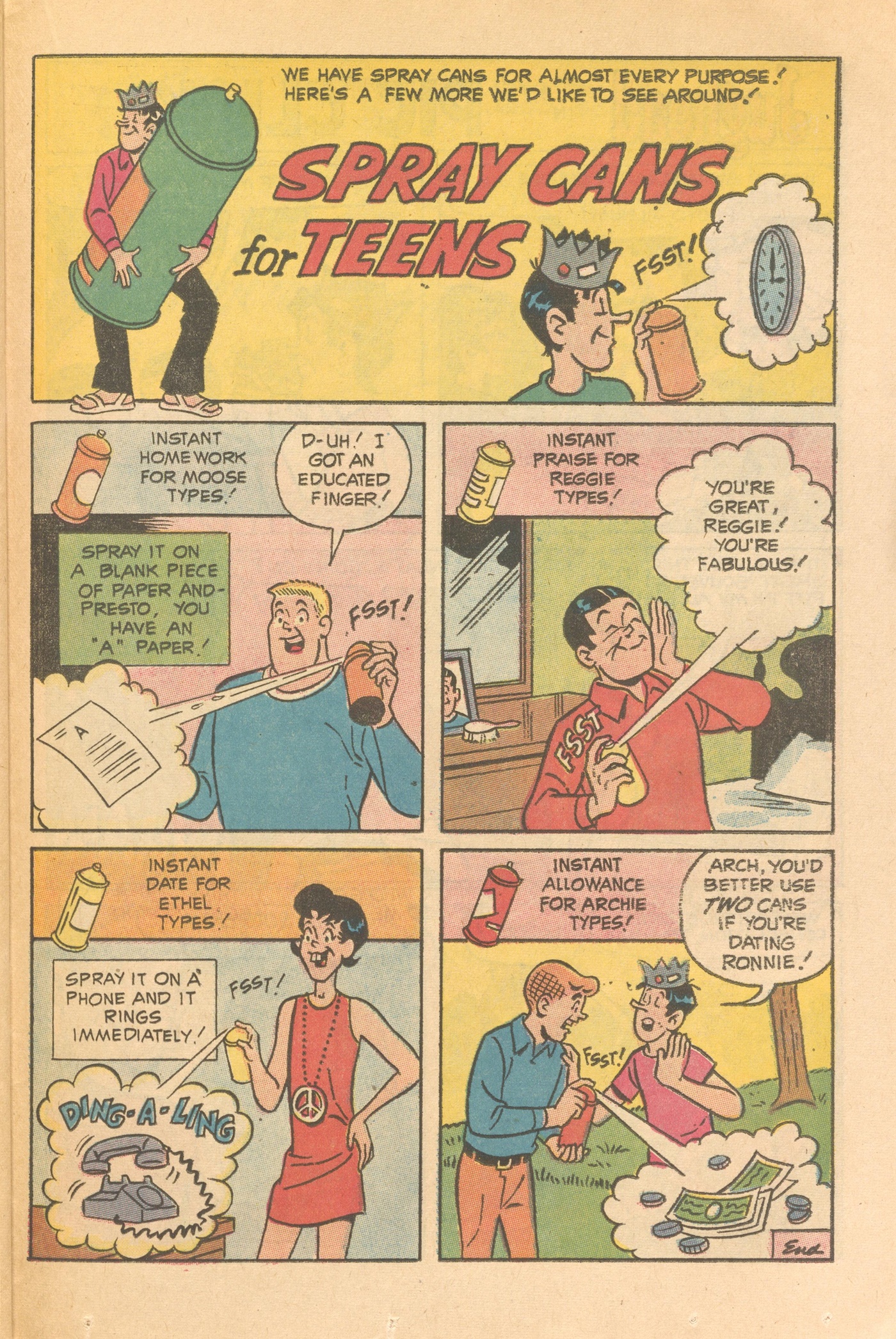 Read online Jughead's Jokes comic -  Issue #26 - 38
