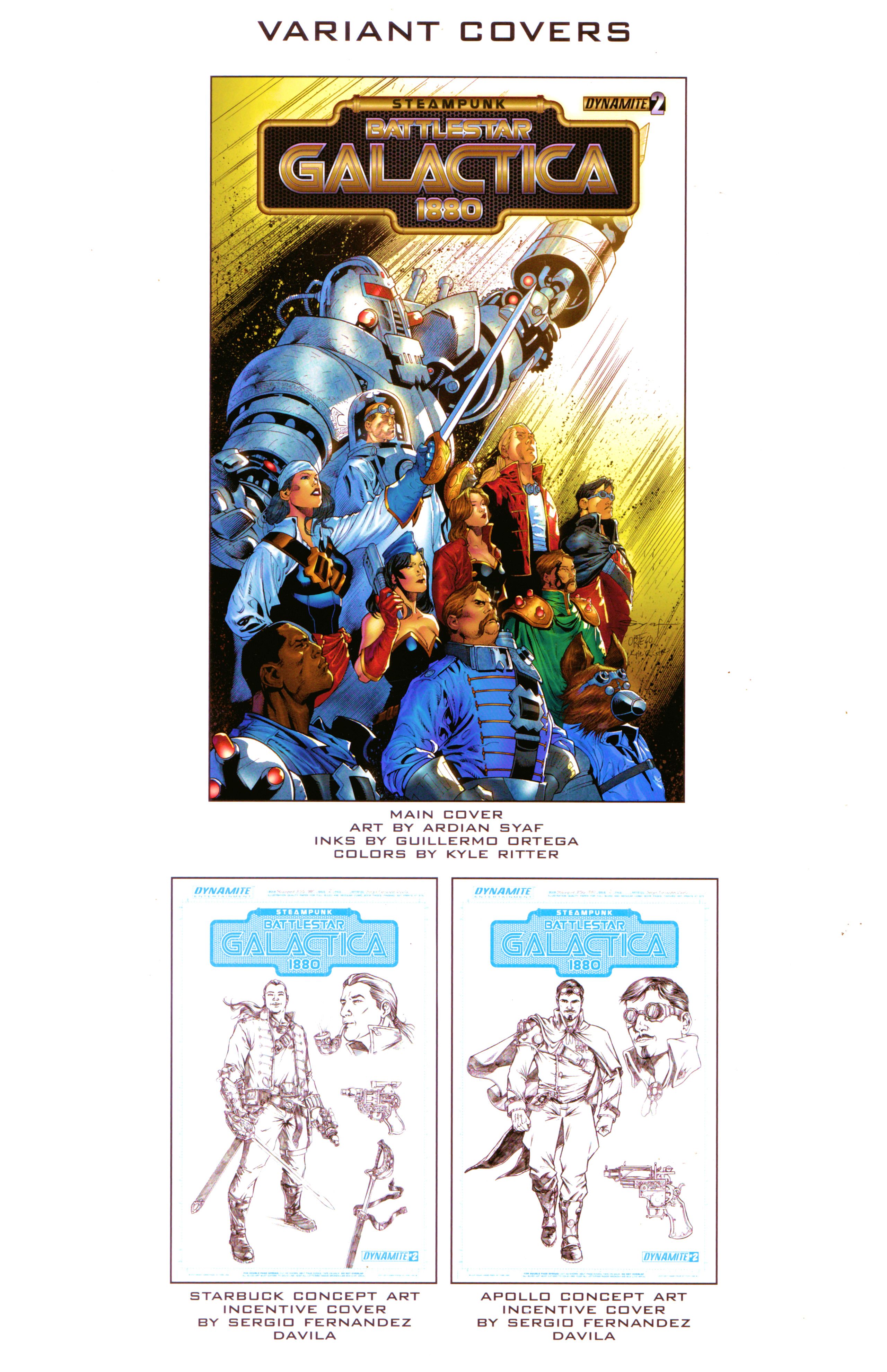 Read online Steampunk Battlestar Galactica 1880 comic -  Issue #2 - 34