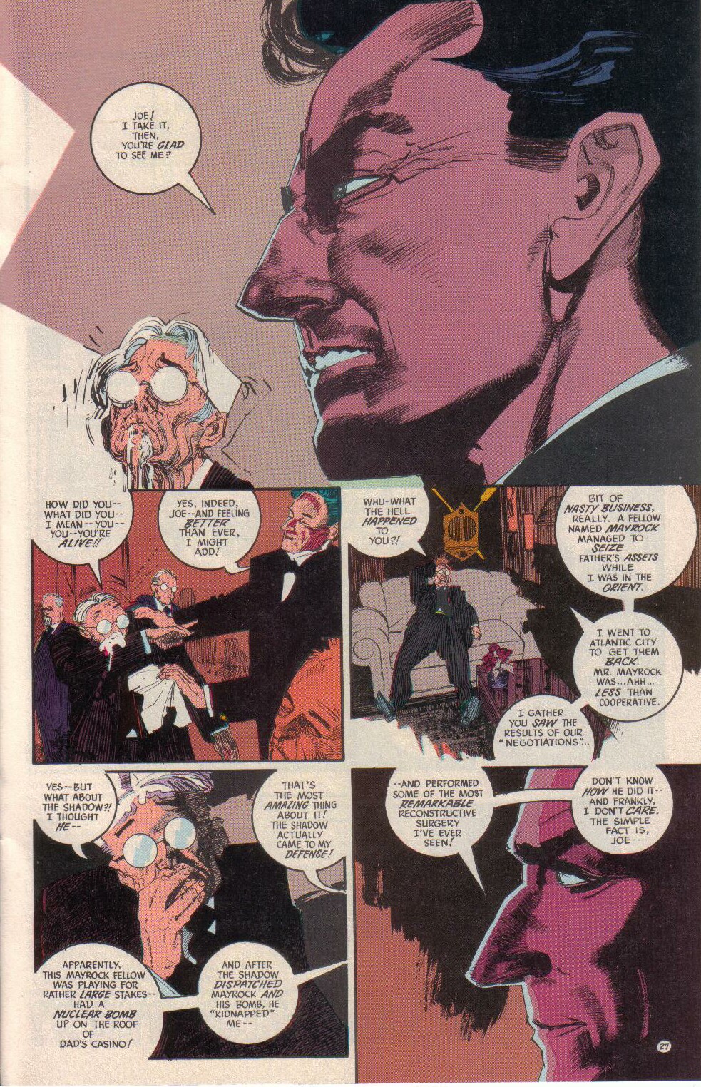 Read online The Shadow (1987) comic -  Issue #2 - 28