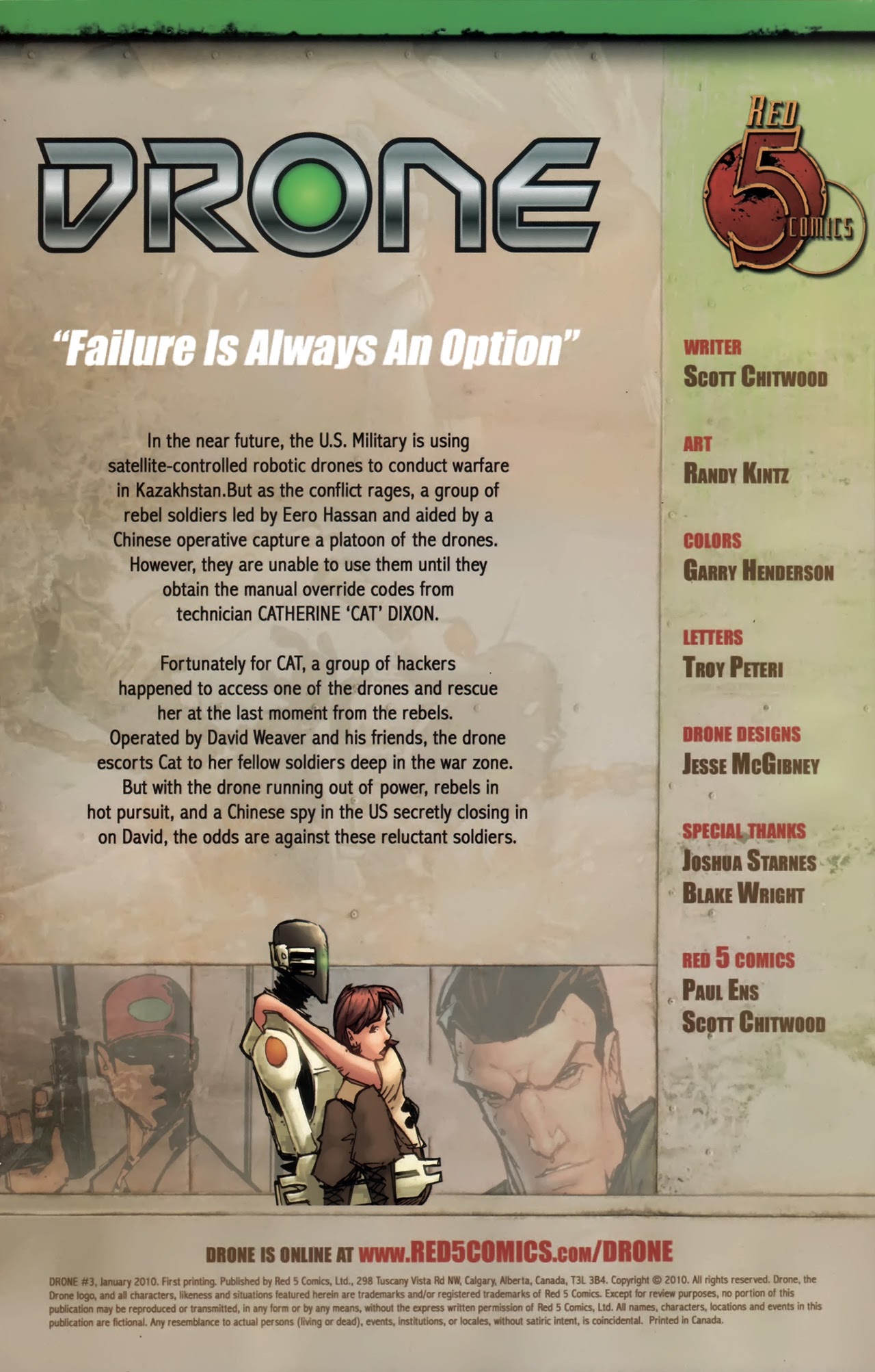 Read online Drone comic -  Issue #3 - 2