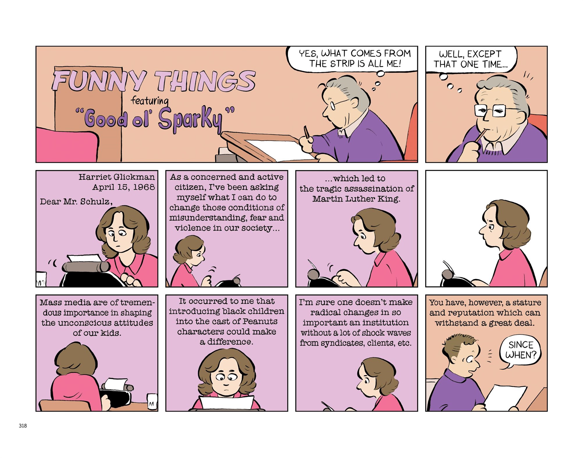 Read online Funny Things: A Comic Strip Biography of Charles M. Schulz comic -  Issue # TPB (Part 4) - 21