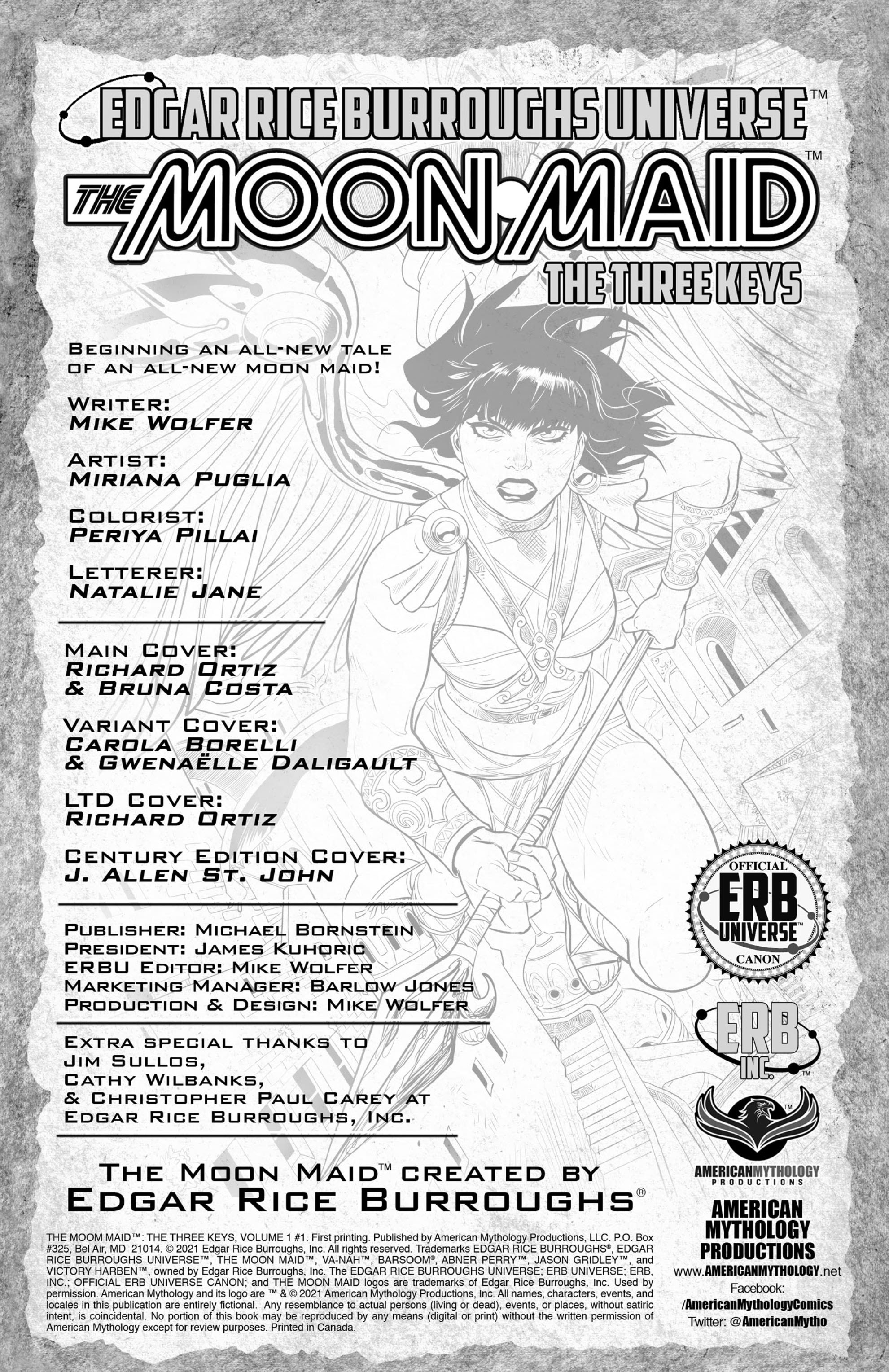 Read online Moon Maid Three Keys comic -  Issue #1 - 2