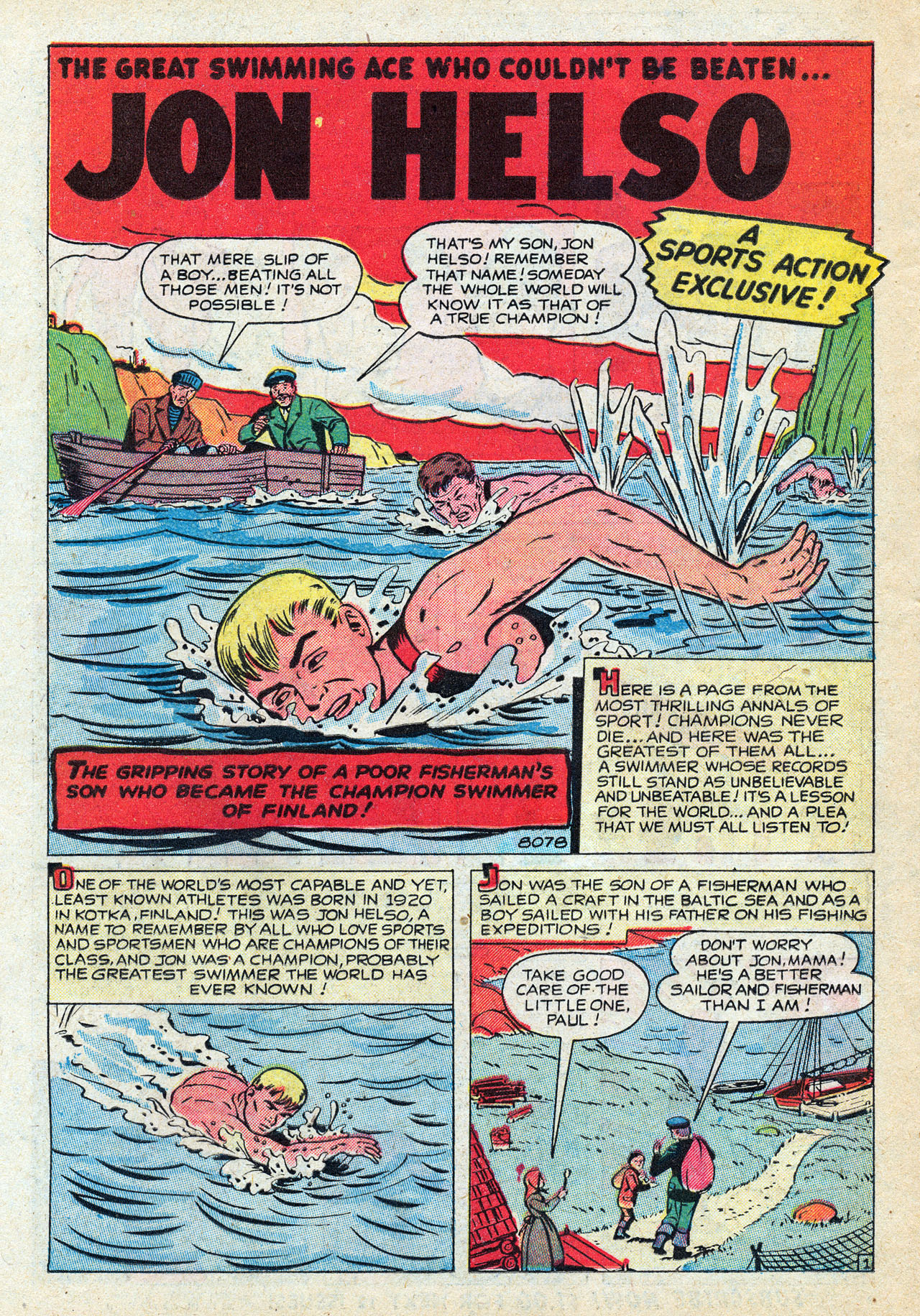 Read online Sports Action comic -  Issue #7 - 26