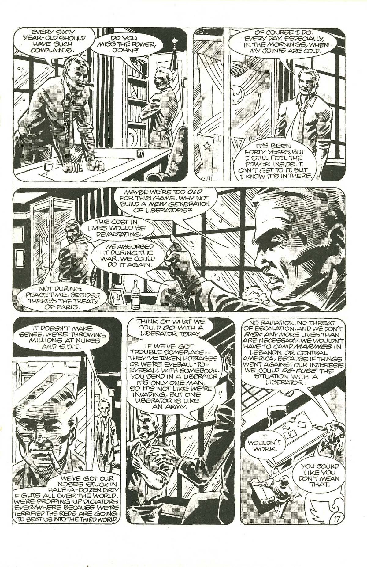 Read online Liberator (1987) comic -  Issue #1 - 19