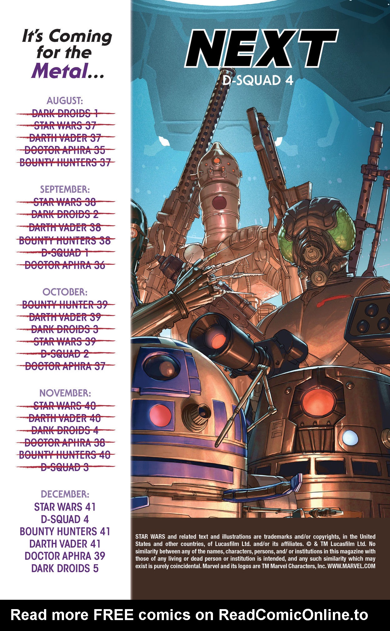 Read online Star Wars: Dark Droids - D-Squad comic -  Issue #3 - 23