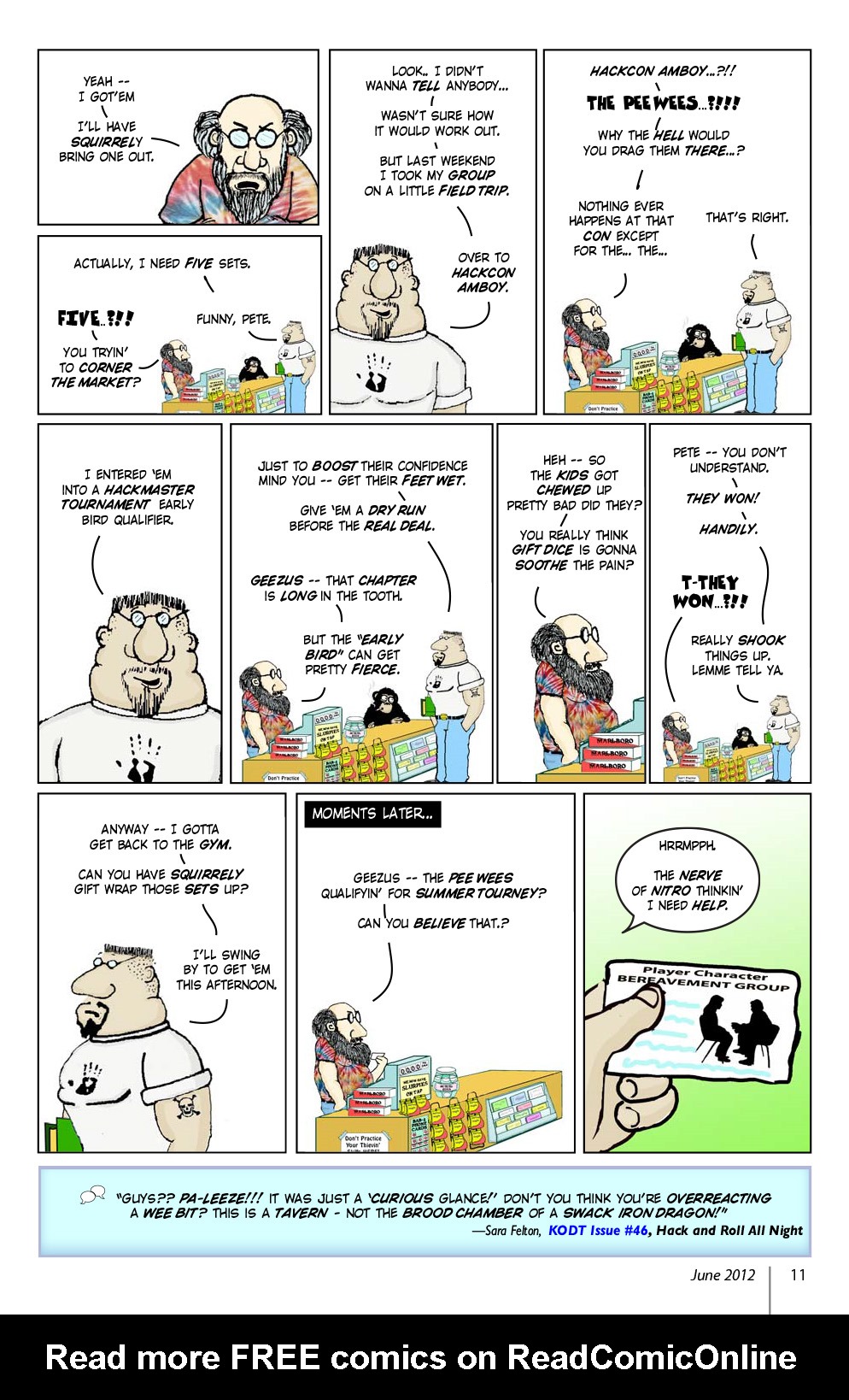 Read online Knights of the Dinner Table comic -  Issue #188 - 13