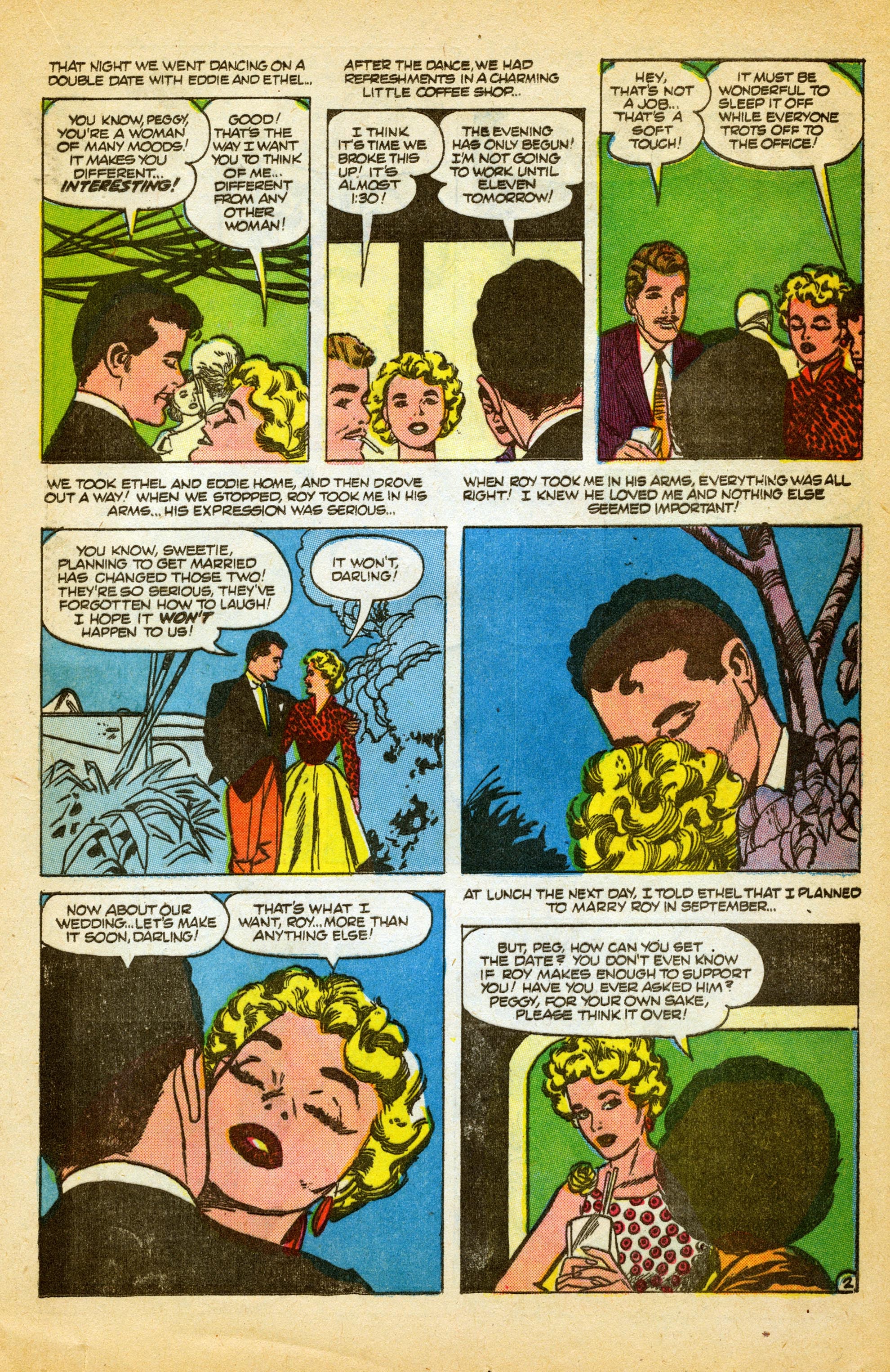 Read online Love Romances comic -  Issue #54 - 21