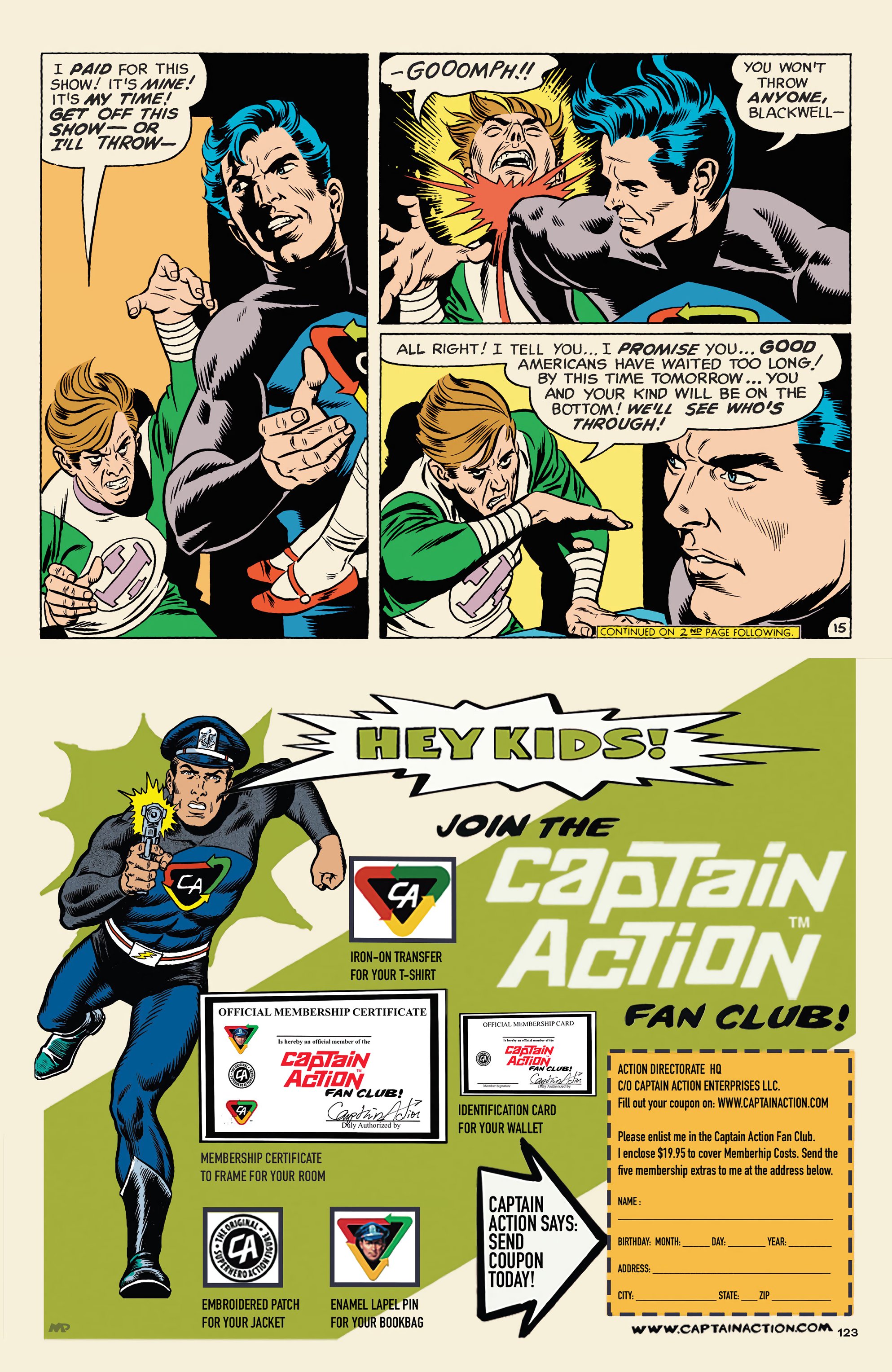 Read online Captain Action: Classic Collection comic -  Issue # TPB - 125