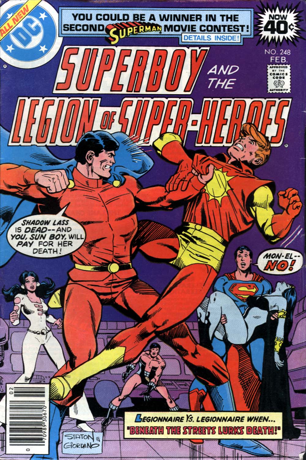 Read online Superboy and the Legion of Super-Heroes (1977) comic -  Issue #248 - 1