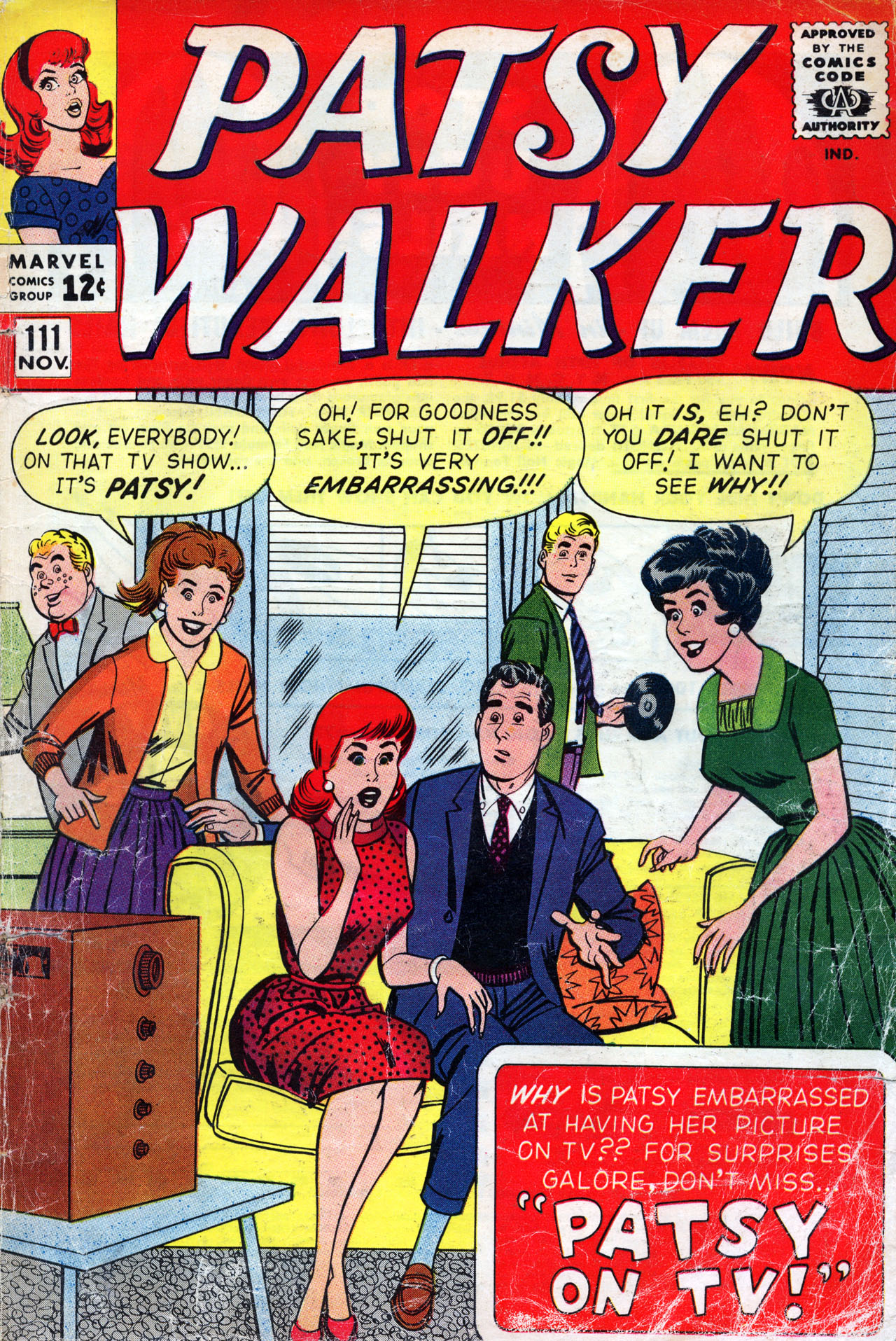 Read online Patsy Walker comic -  Issue #111 - 1