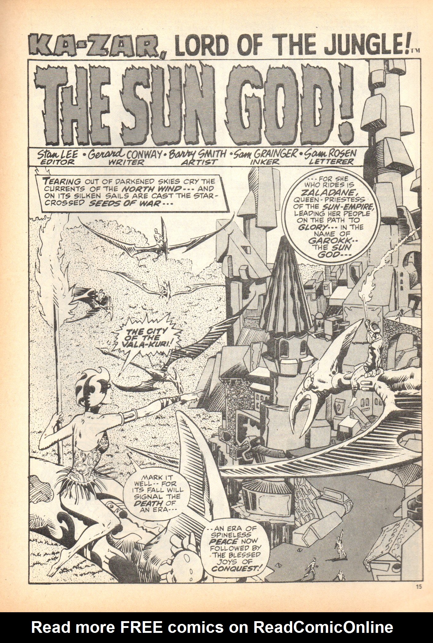 Read online Planet of the Apes (1974) comic -  Issue #5 - 15