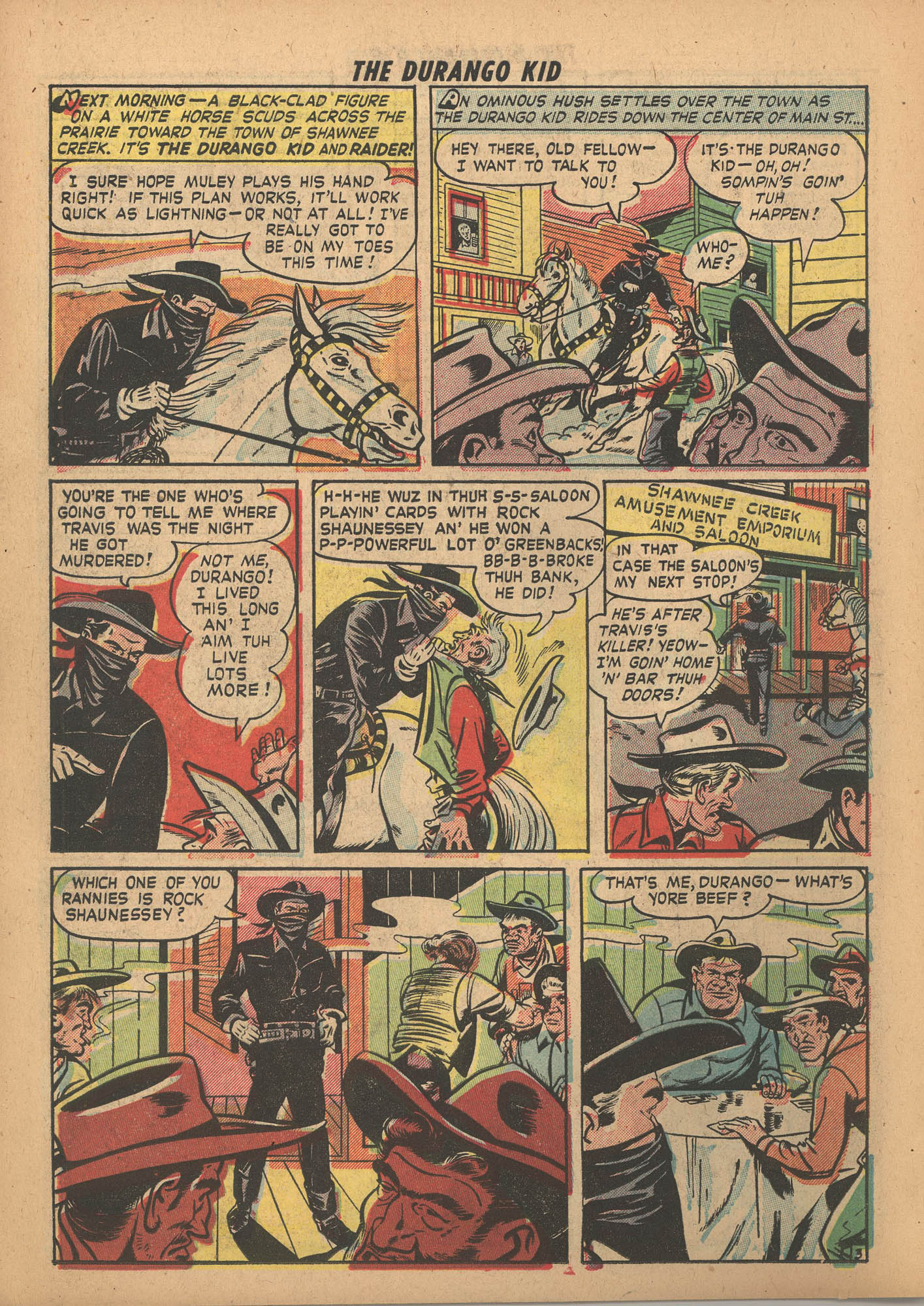 Read online Charles Starrett as The Durango Kid comic -  Issue #2 - 14