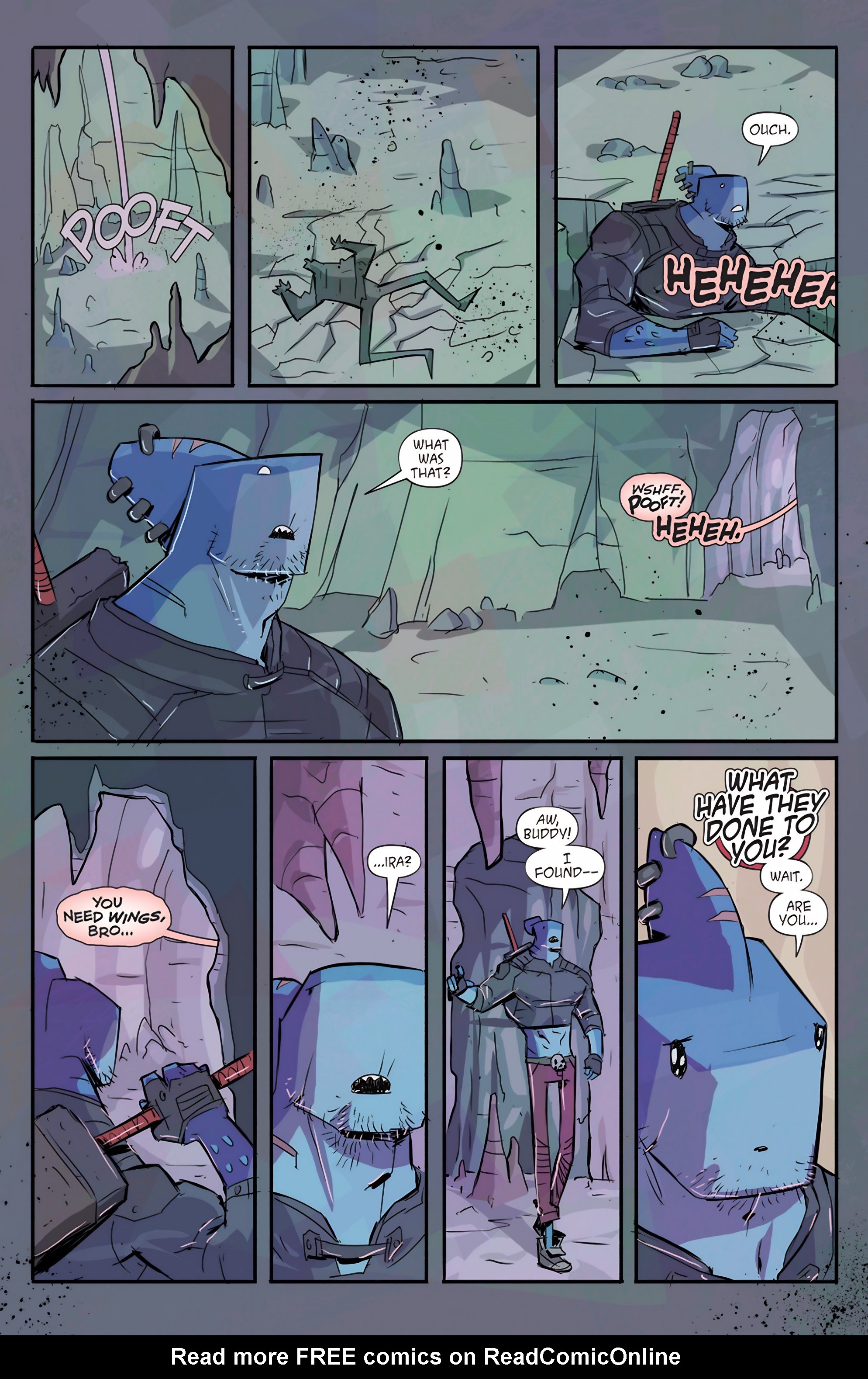 Read online Metalshark Bro: Assault On Hamzig Island comic -  Issue # TPB - 20
