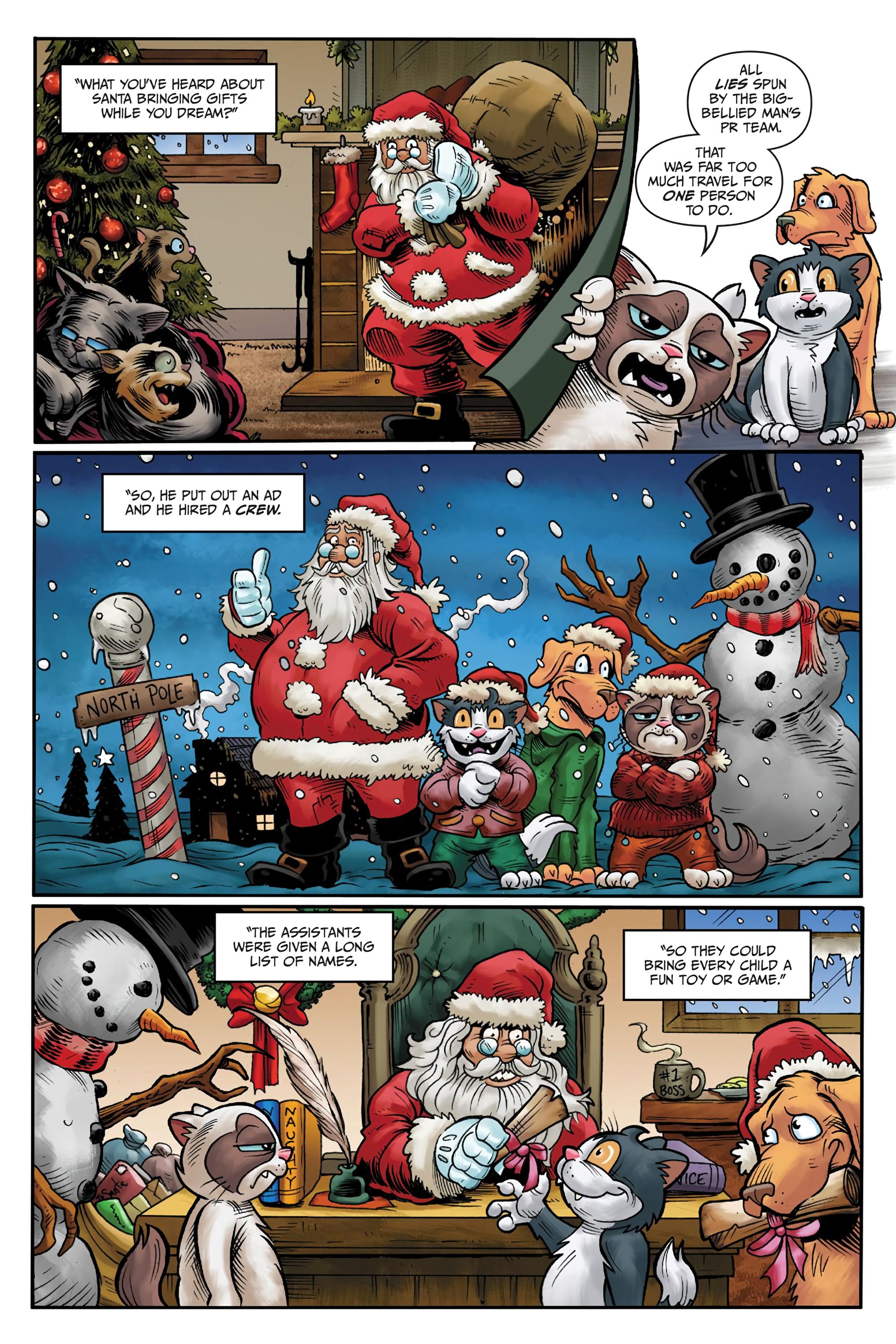 Read online Grumpy Cat: The Grumpus and Other Horrible Holiday Tales comic -  Issue # TPB - 11