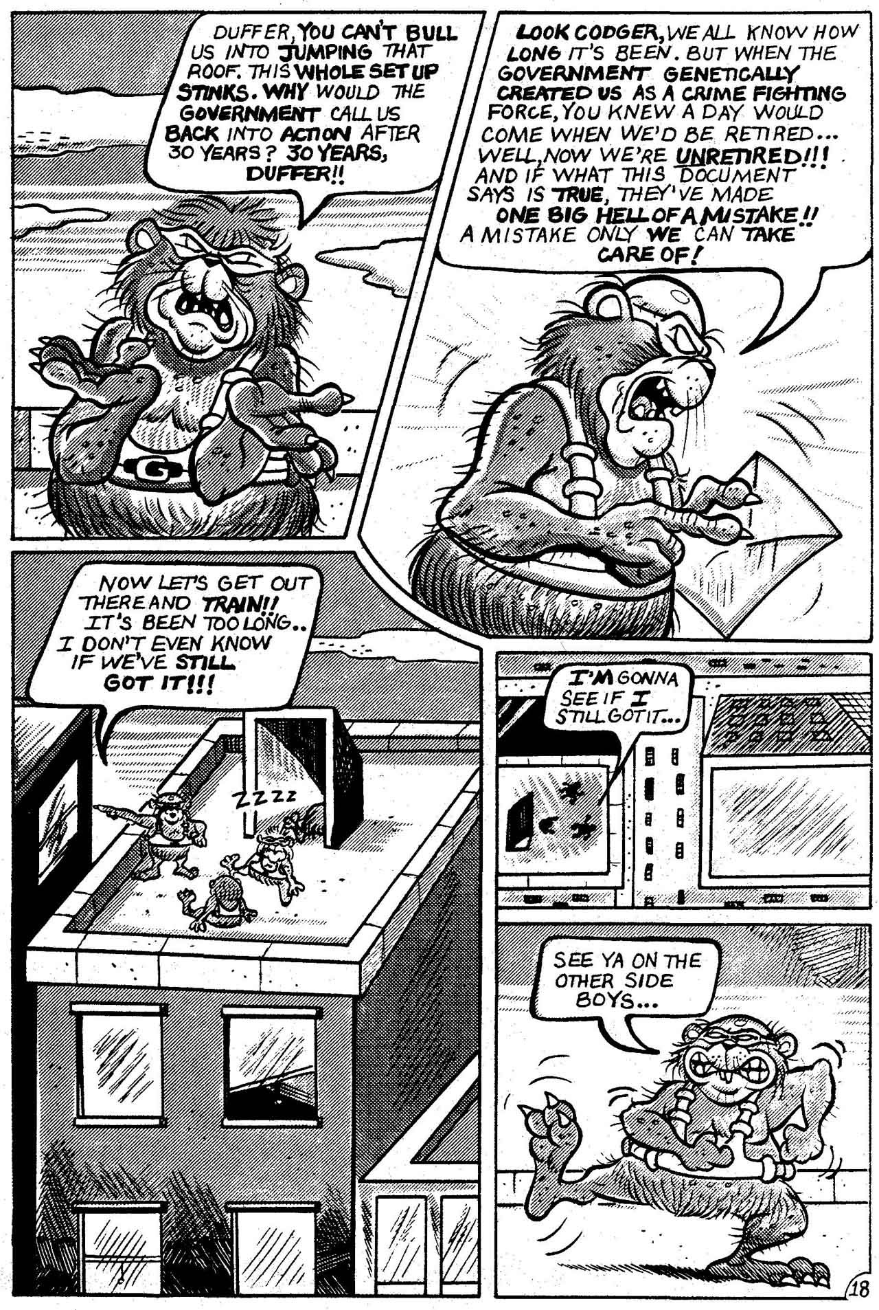 Read online Geriatric Gangrene Jujitsu Gerbils comic -  Issue #1 - 21