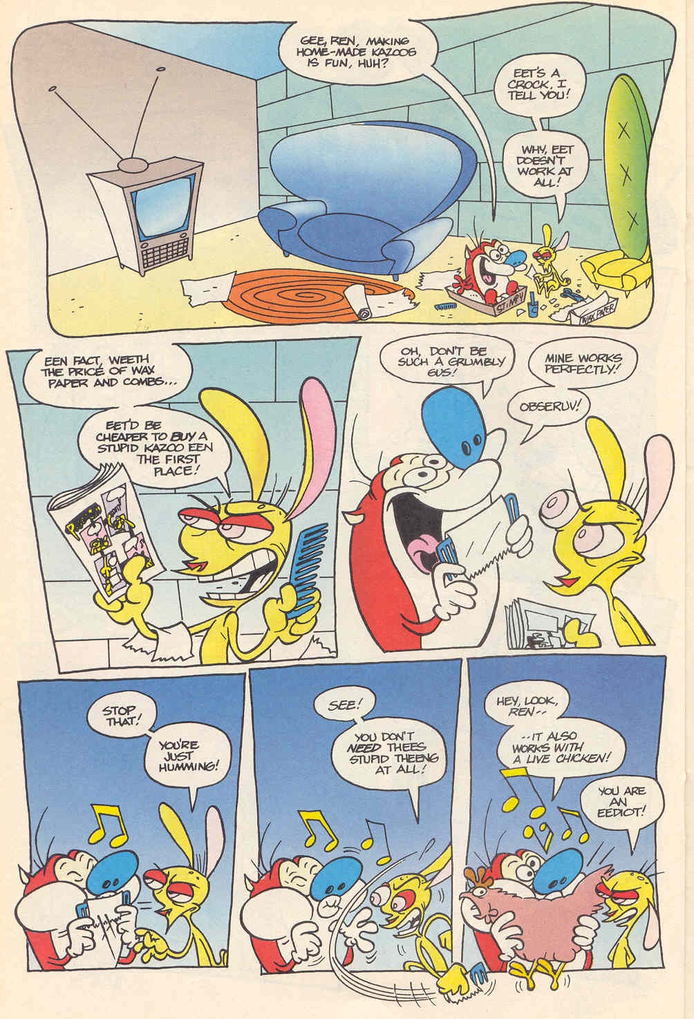 Read online Ren & Stimpy Show Special Powdered Toastman comic -  Issue # Full - 30