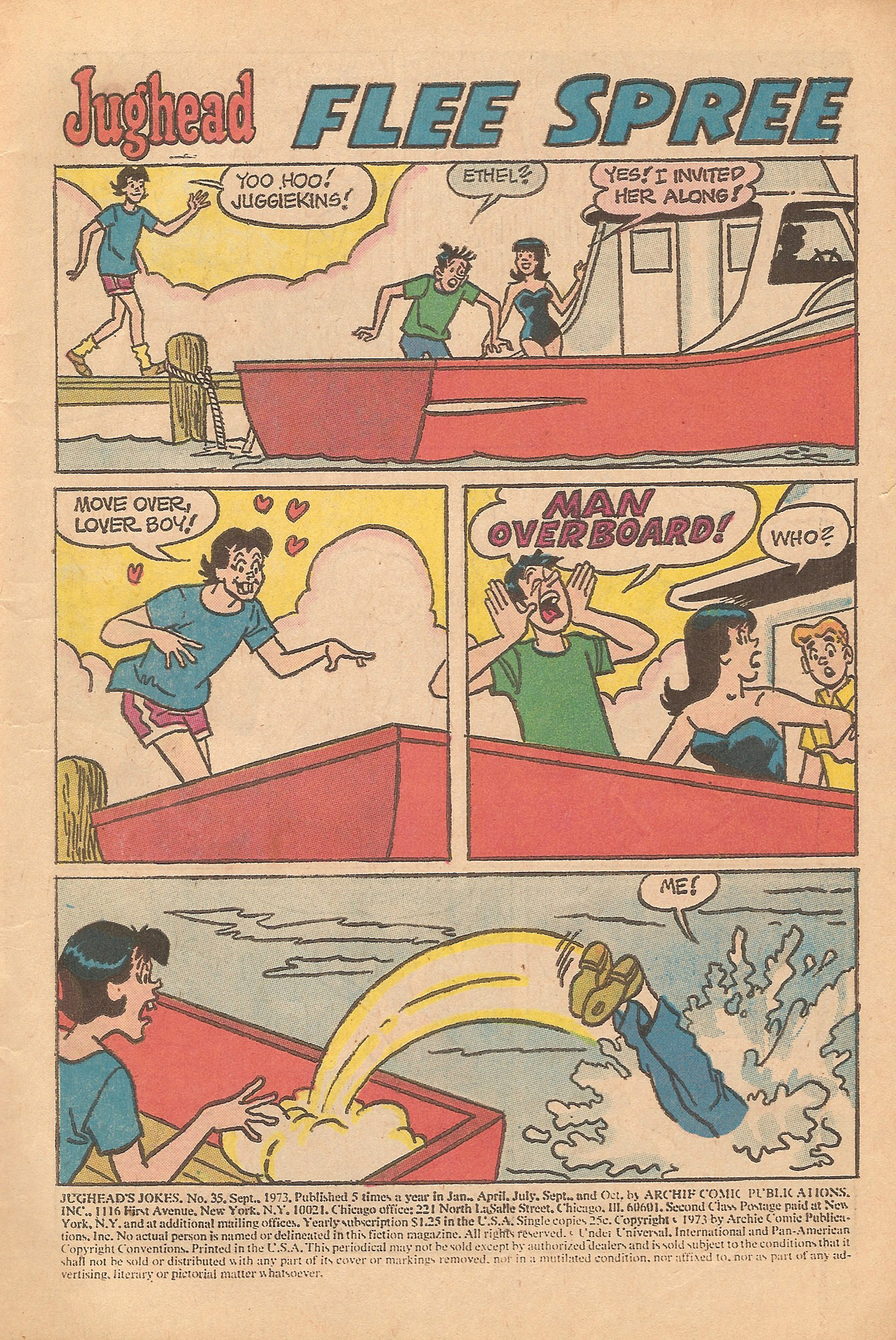 Read online Jughead's Jokes comic -  Issue #35 - 3