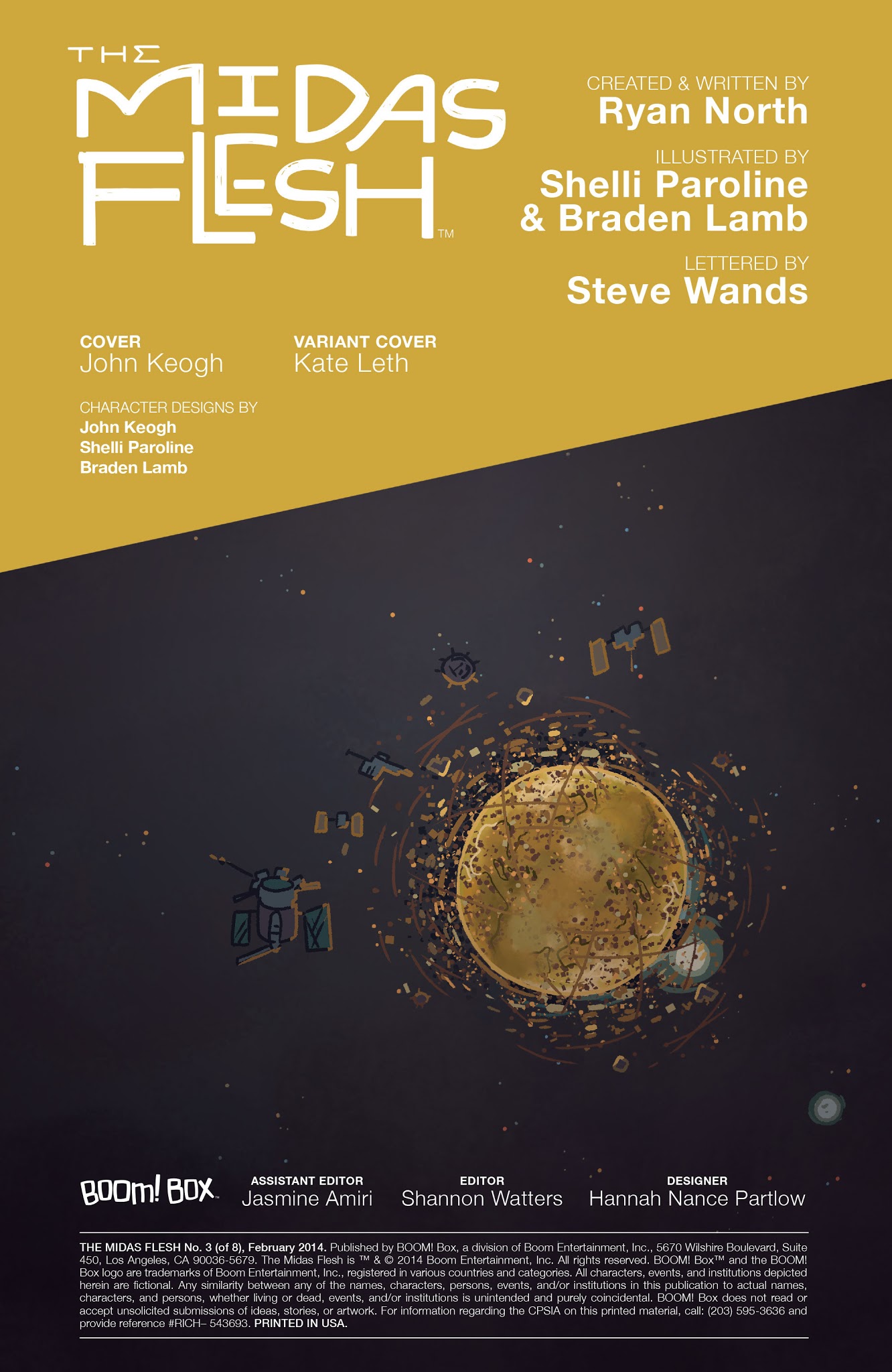 Read online The Midas Flesh comic -  Issue #3 - 3
