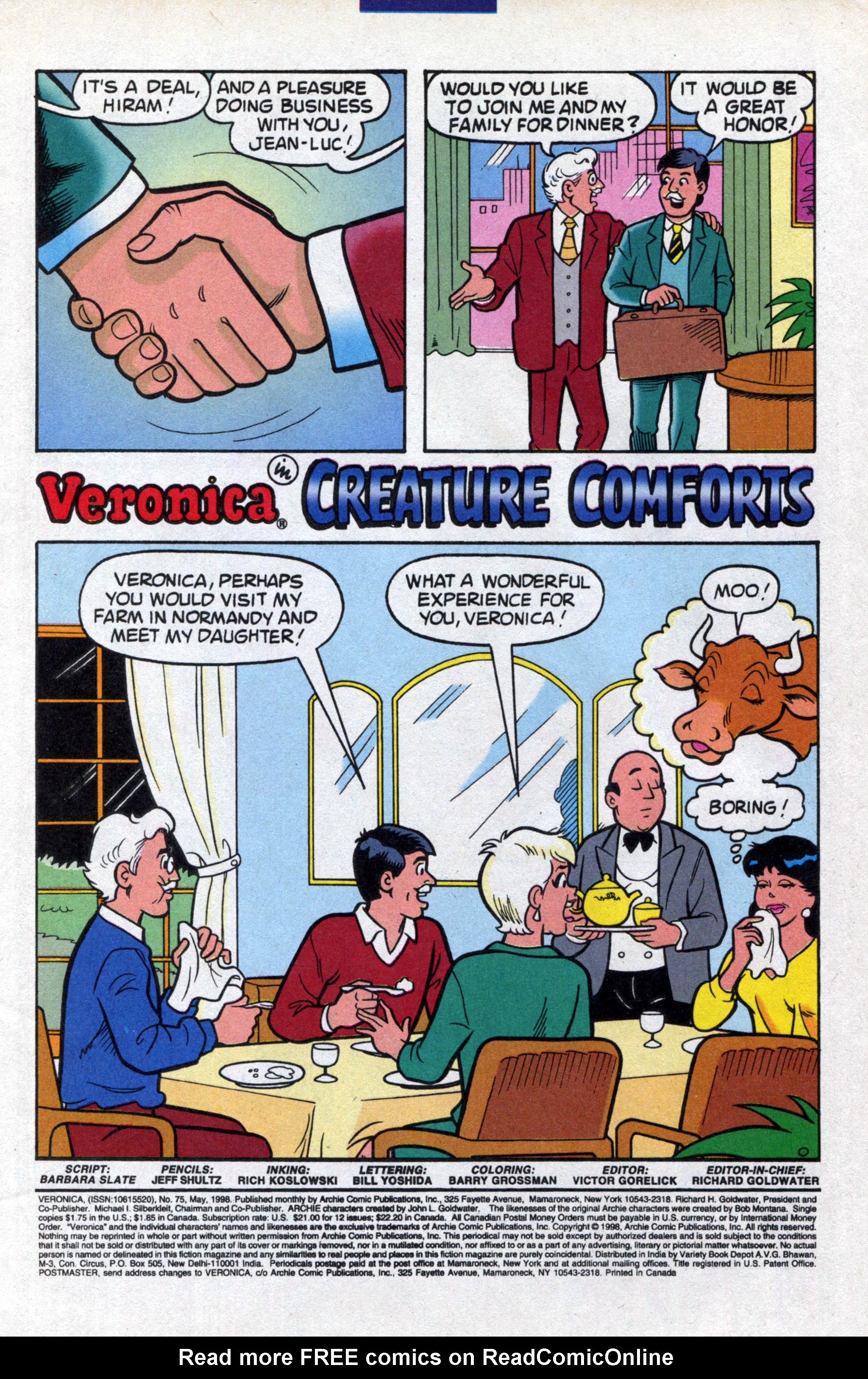 Read online Veronica comic -  Issue #75 - 3
