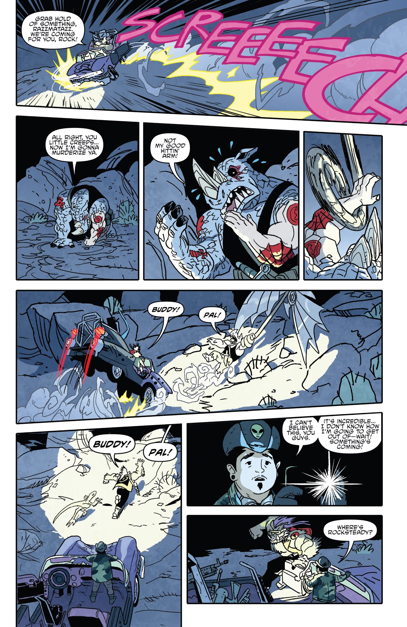 Read online Teenage Mutant Ninja Turtles: Bebop & Rocksteady Hit the Road comic -  Issue #1 - 14