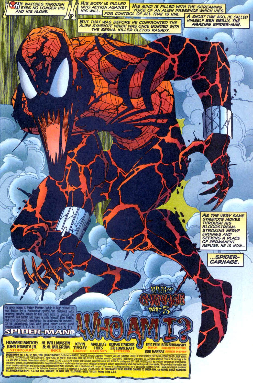 Read online Spider-Man (1990) comic -  Issue #67 - Who Am I - 2