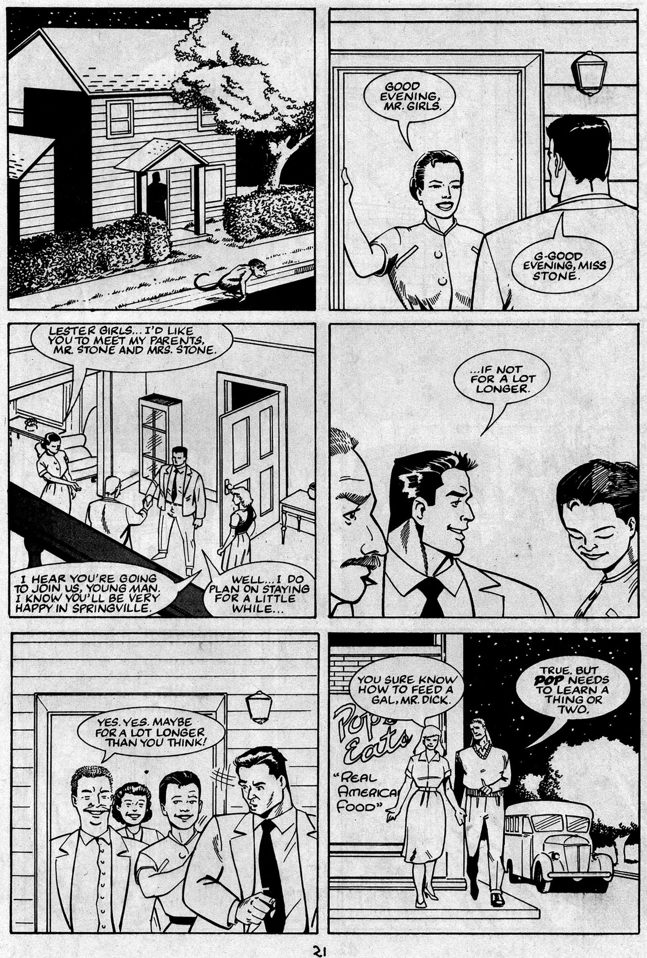 Read online The Trouble With Girls (1989) comic -  Issue #15 - 23