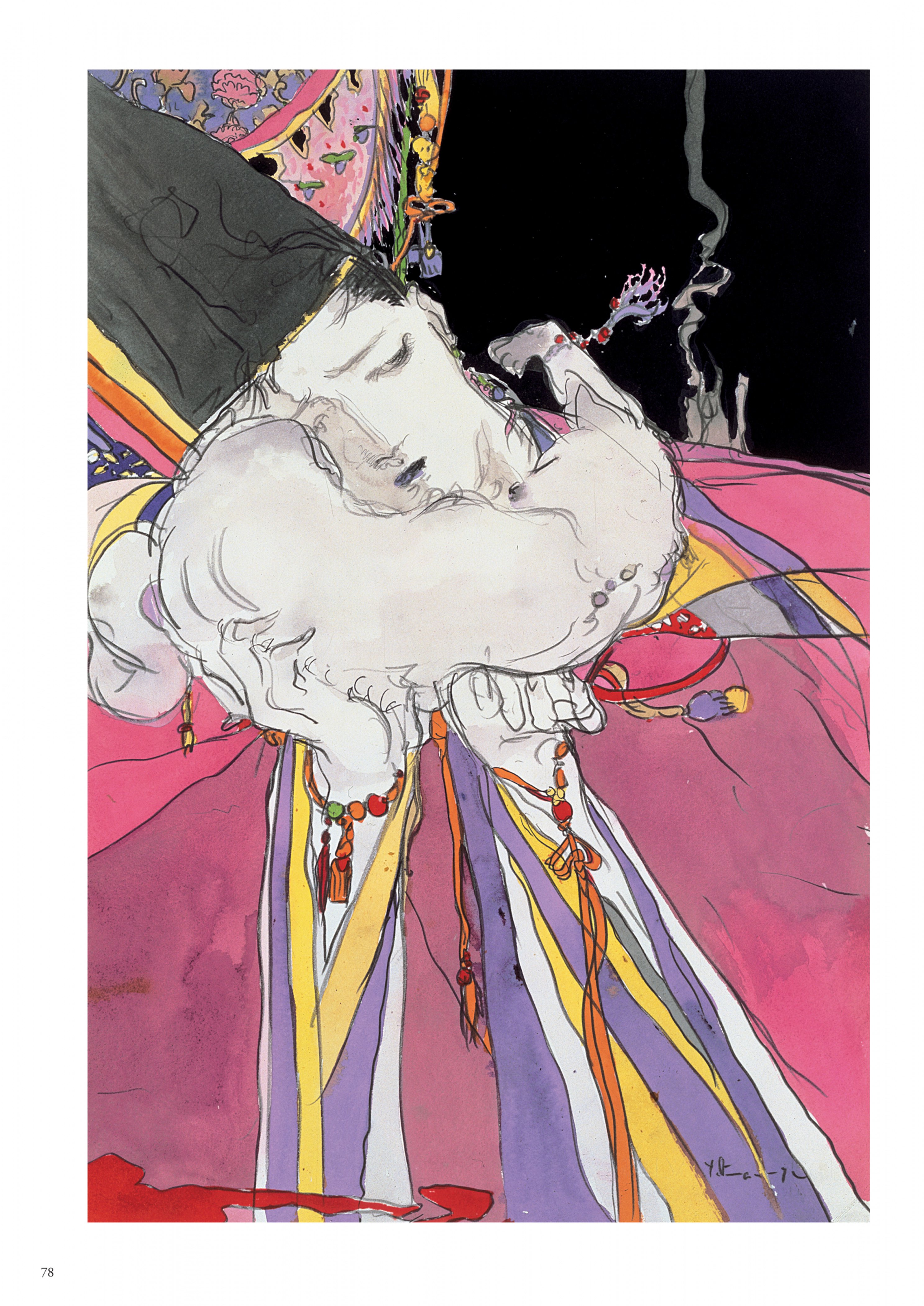Read online Elegant Spirits: Amano's Tale of Genji and Fairies comic -  Issue # TPB - 52