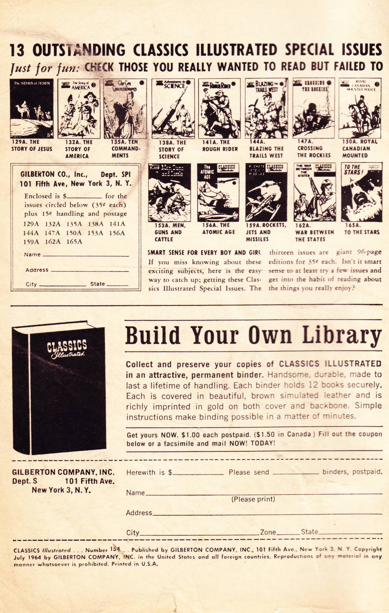 Read online Classics Illustrated comic -  Issue #154 - 2