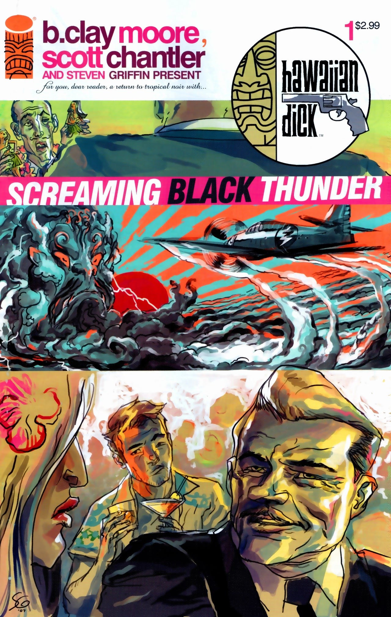 Read online Hawaiian Dick: Screaming Black Thunder comic -  Issue #1 - 1