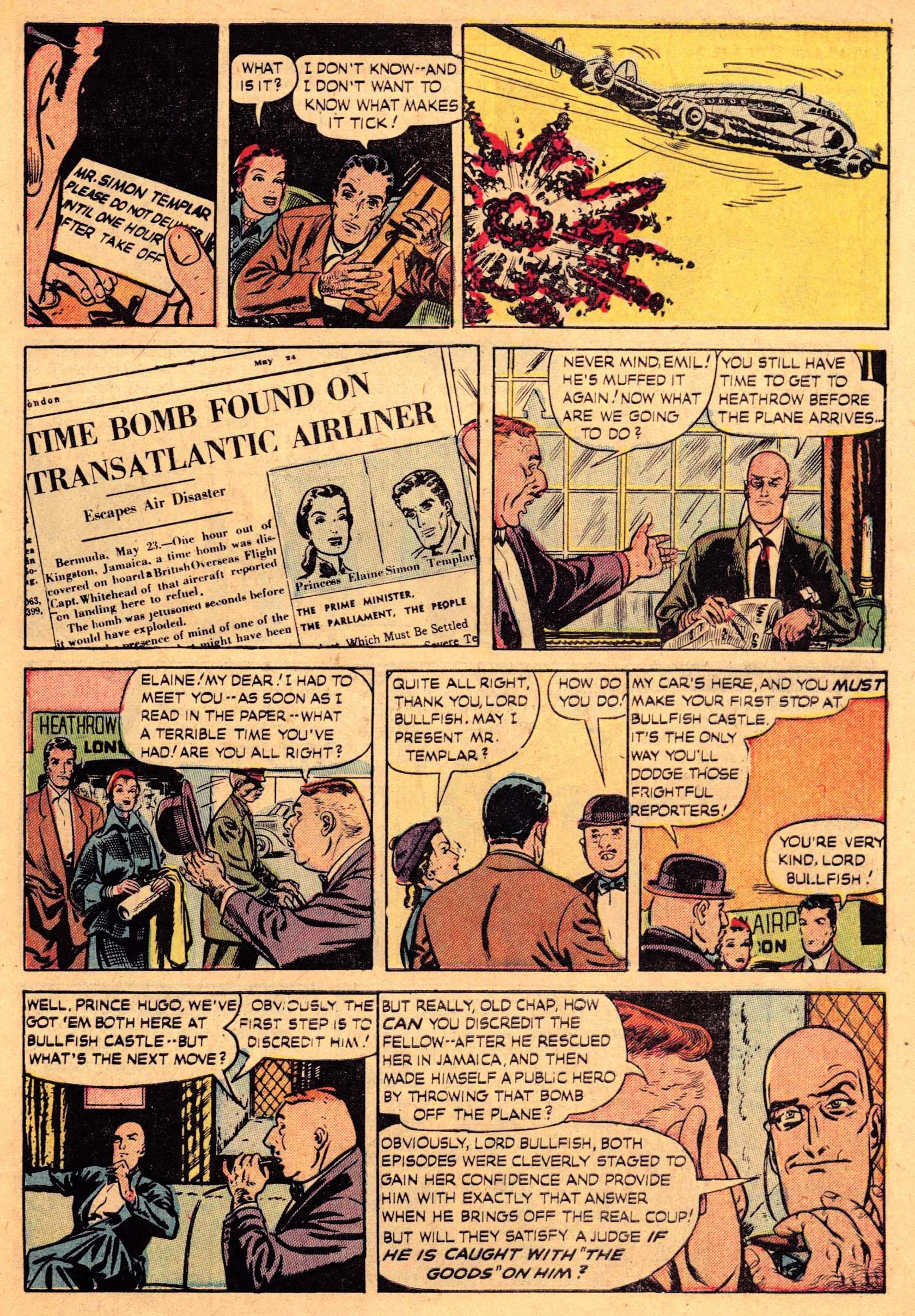 Read online The Saint (1947) comic -  Issue #11 - 7